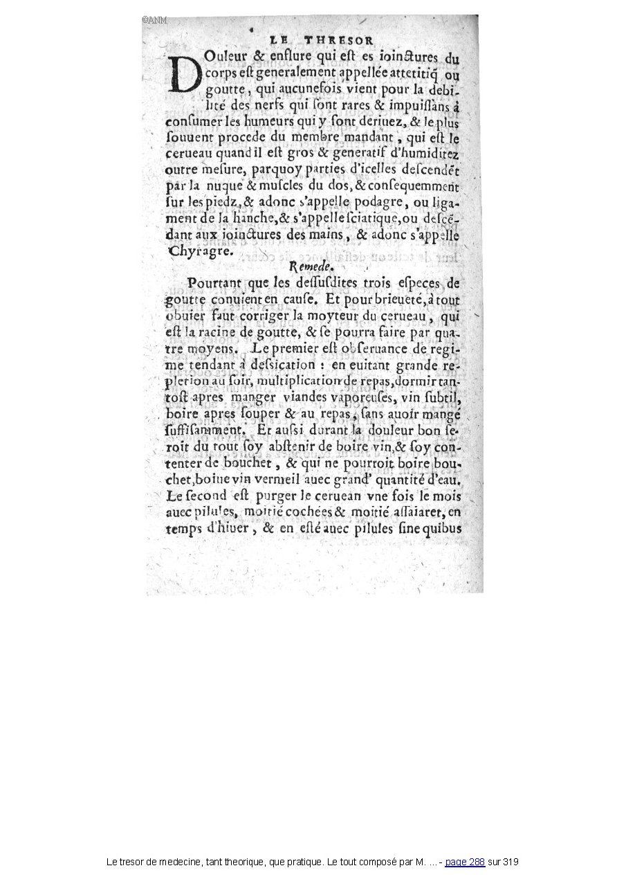 1560 - Pierre et Jan Moine - Trésor de médecine - Université Paris Cité