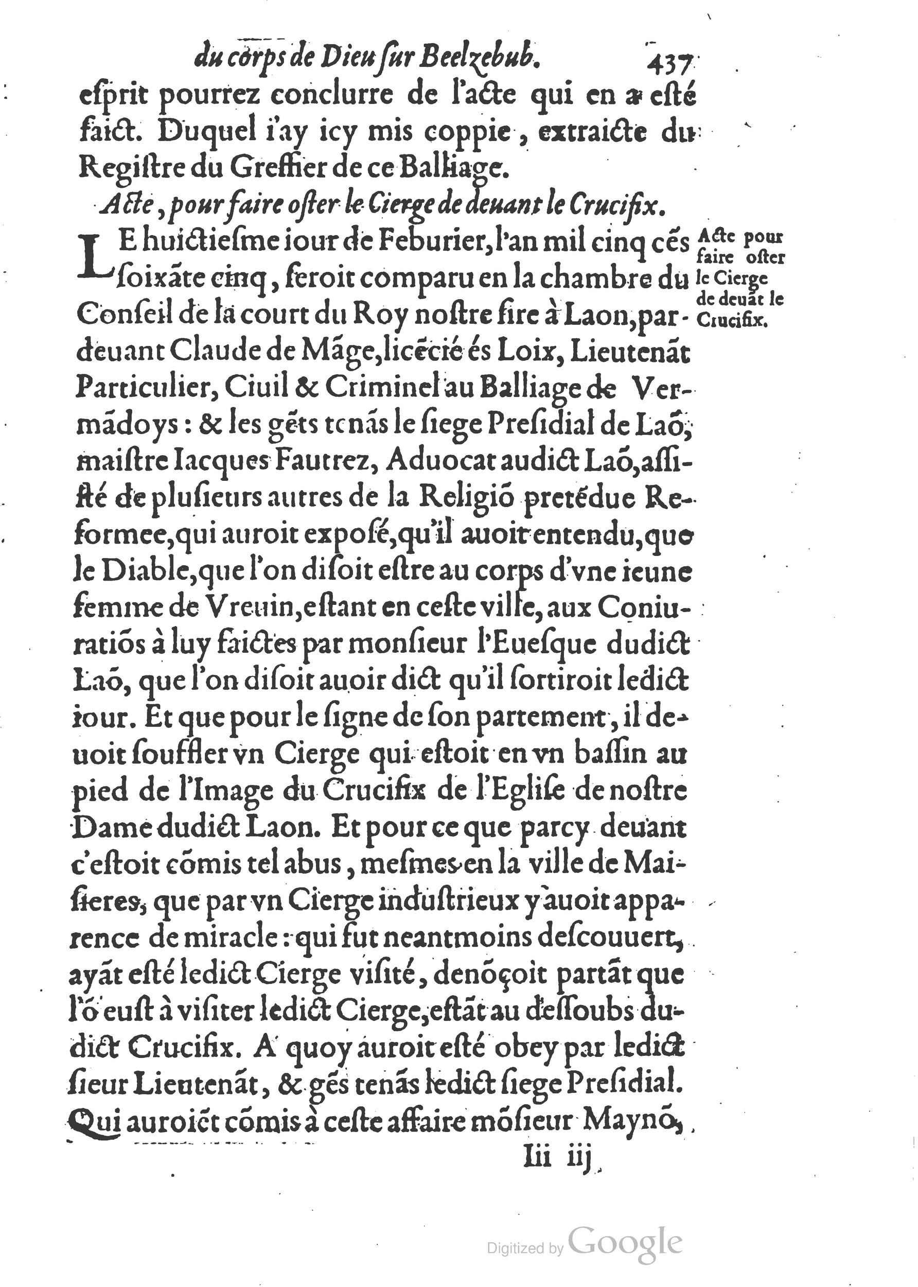 1578 - Nicolas Chesneau - Trésor et entière histoire de la triomphante victoire du corps de Dieu sur l’esprit malin - British Library 1578 - Nicolas Chesneau - Trésor et entière histoire de la triomphante victoire du corps de Dieu sur l’esprit malin - British Library