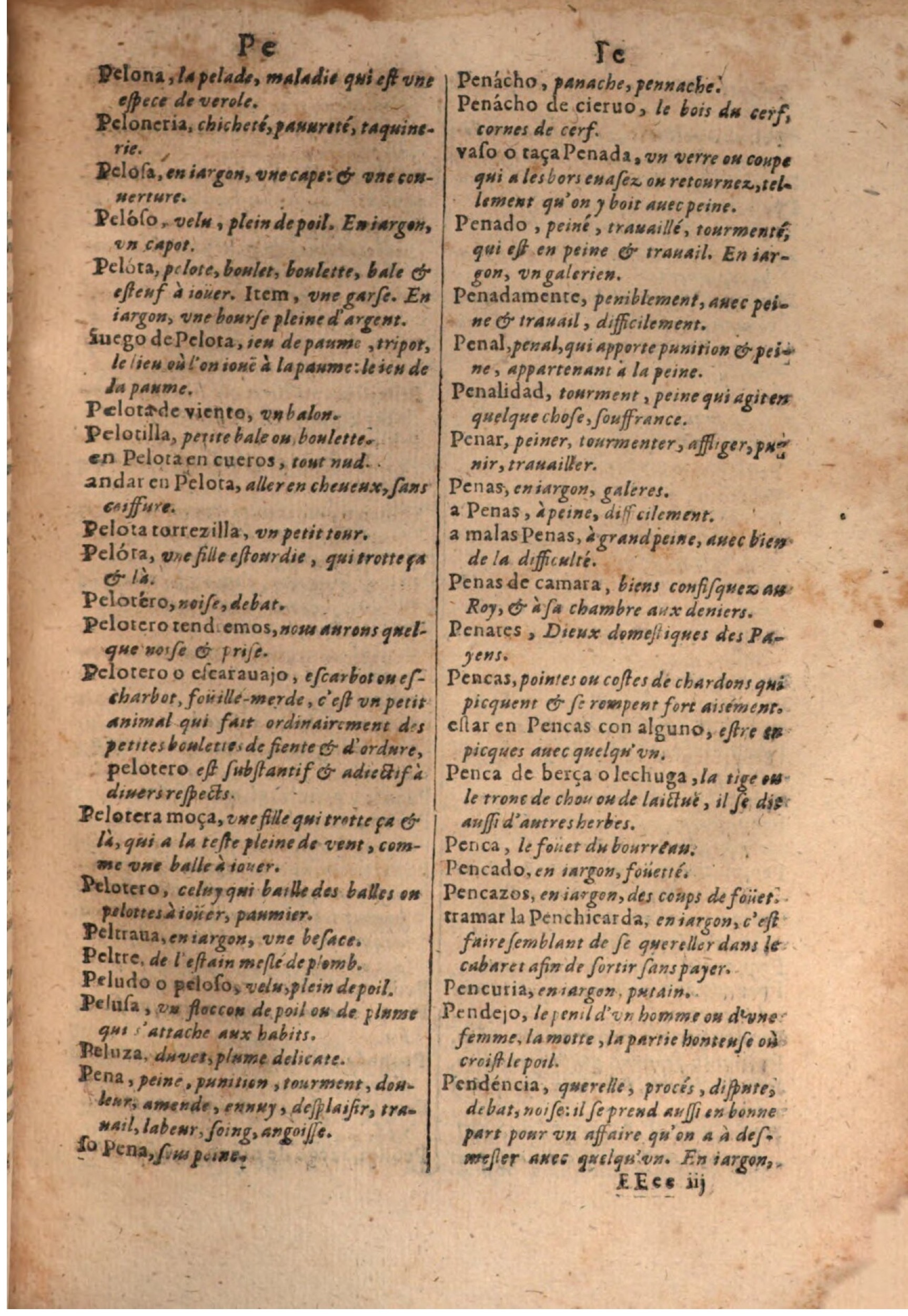 1645 - A. de Sommaville et A. Courbé - Trésor des deux langues espagnole et française - BSB Munich