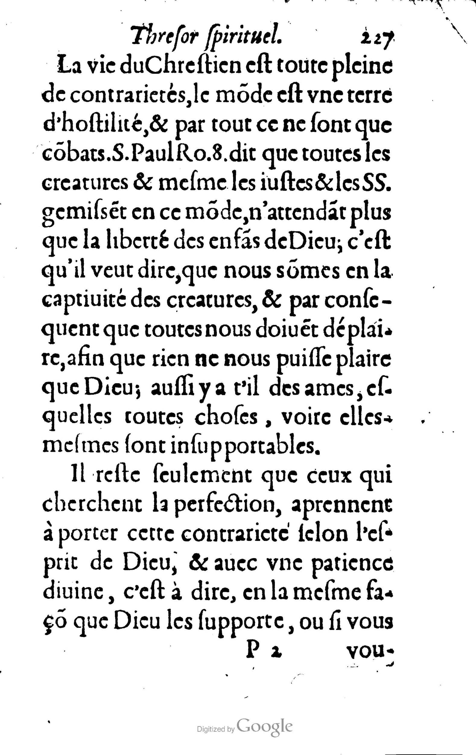 1633 - François Waudré - Trésor spirituel contenant les excellences du christianisme - BM Lyon
