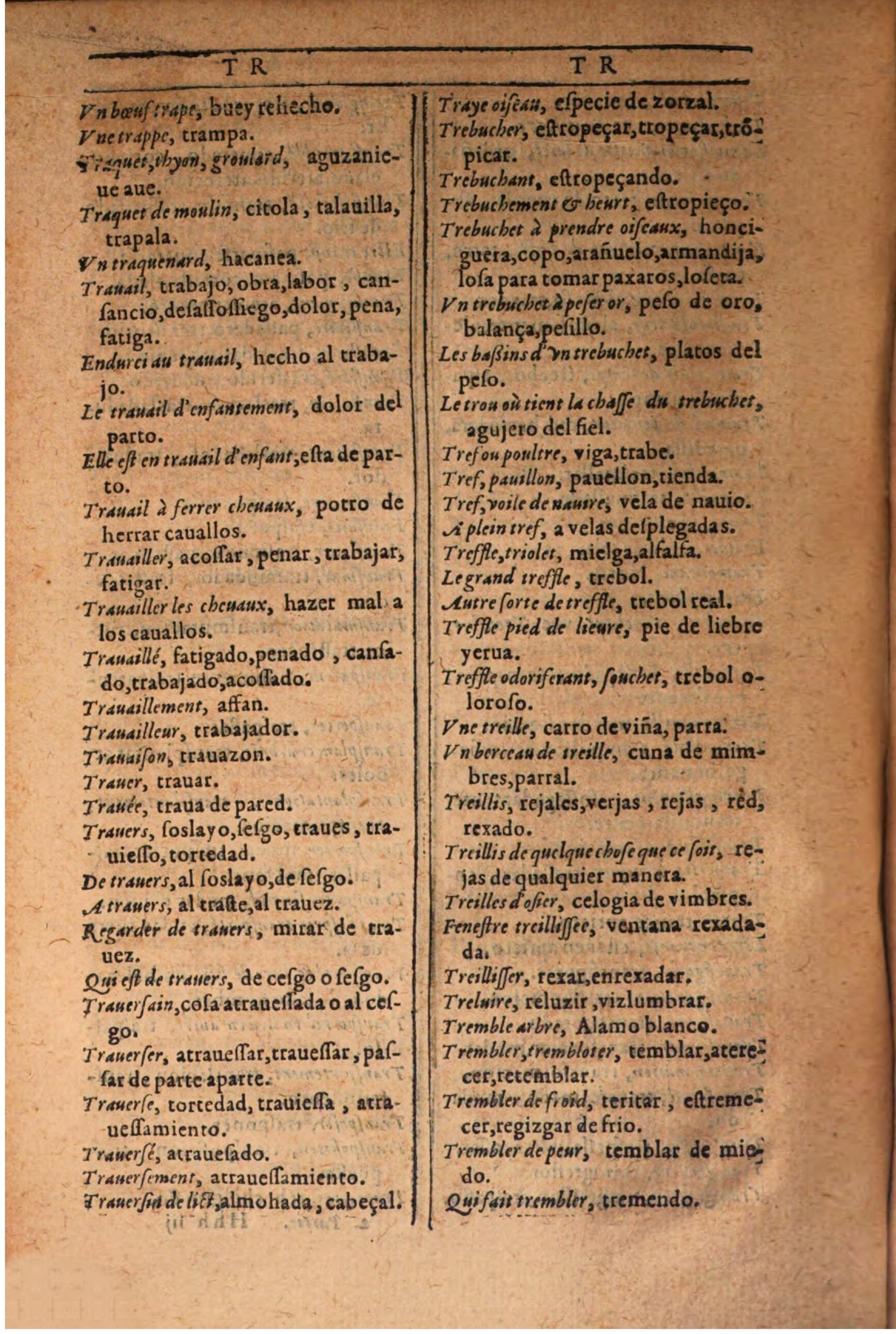1607 - Marc Orry - Trésor des deux langues espagnole et française (Seconde partie) - BSB Munich