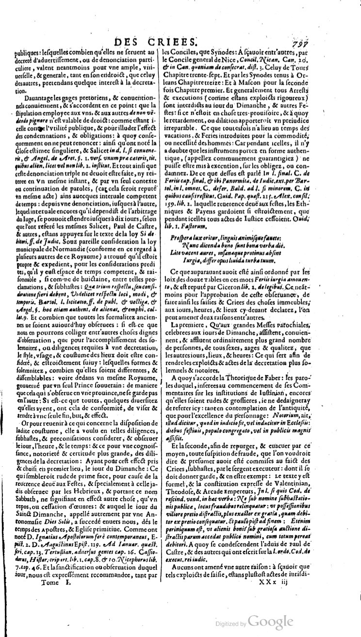 1629 - Veuve Nicolas Buon - Trésor du droit français (21754 T. 1) - BM Lyon