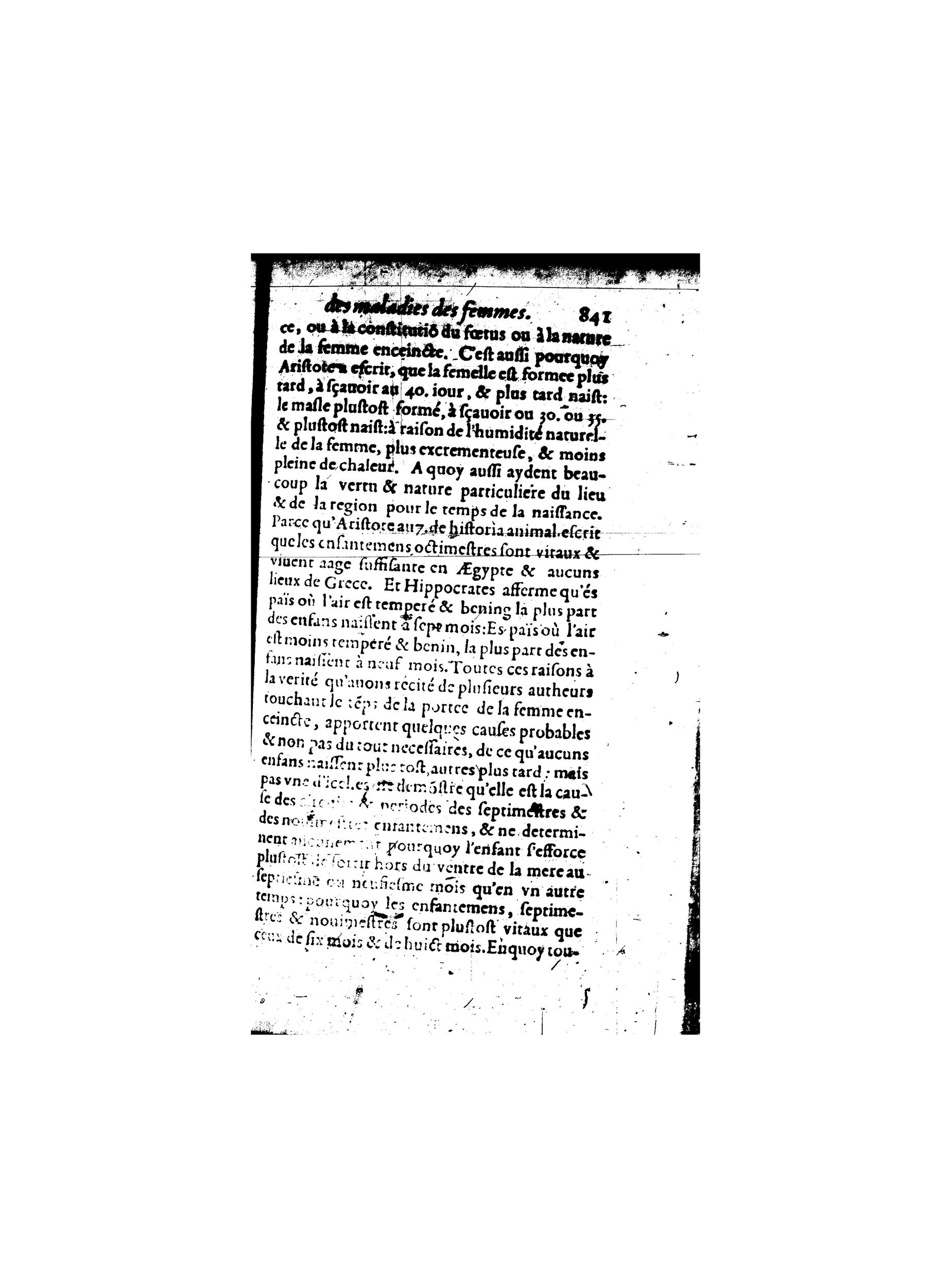 1587 - Jacques du Puis - Trésor des remèdes secrets pour les maladies des femmes - BnF