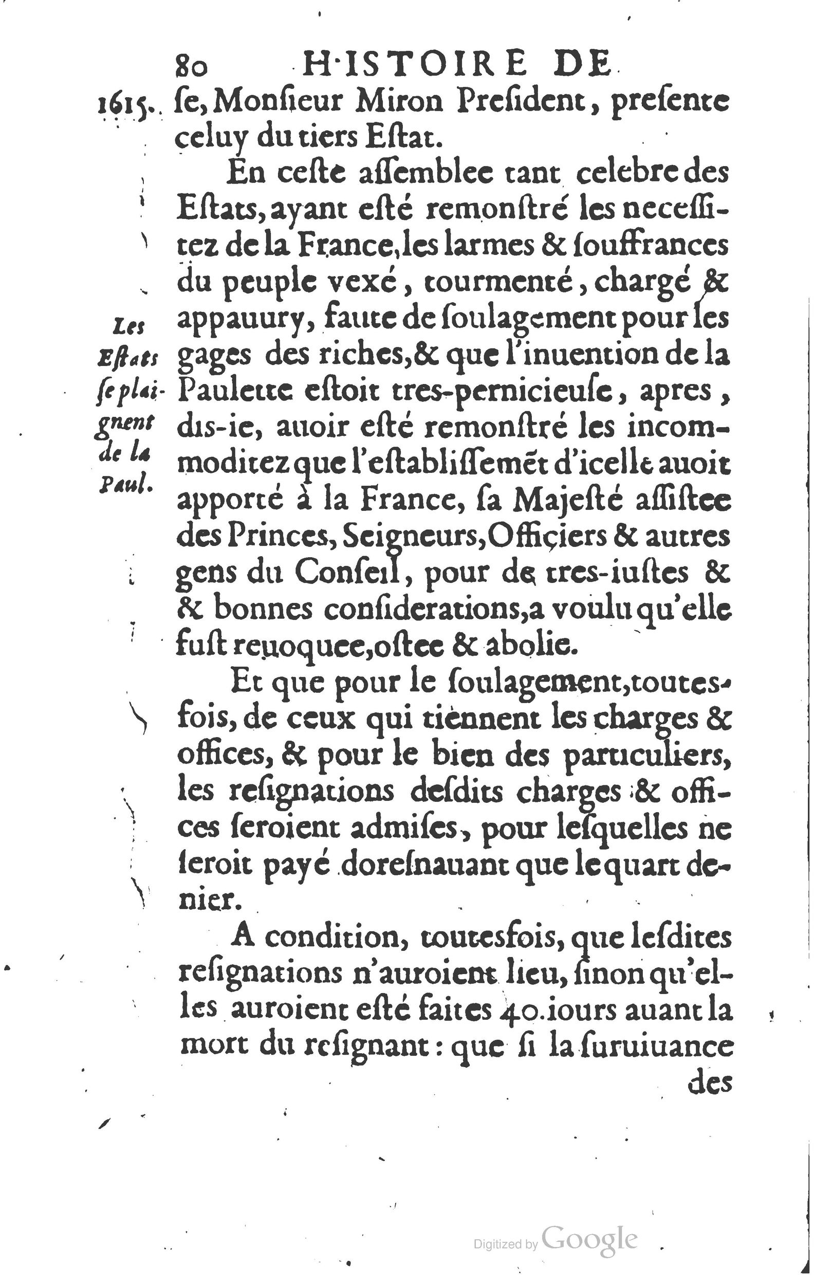1624 - Joseph Bouillerot - Trésor de l’histoire générale de notre temps - BM Lyon