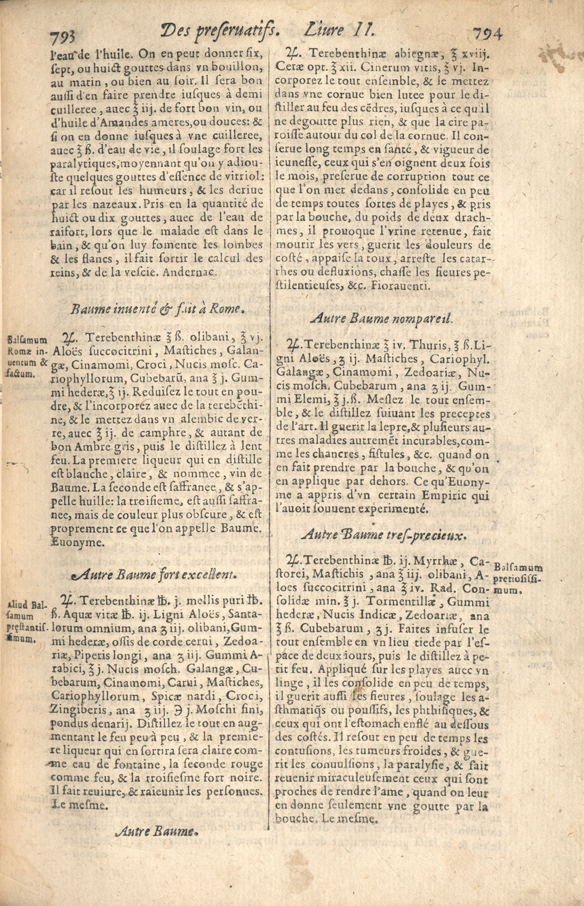 1610 - Étienne Gamonet - Grand Trésor ou dispensaire - CESR Tours