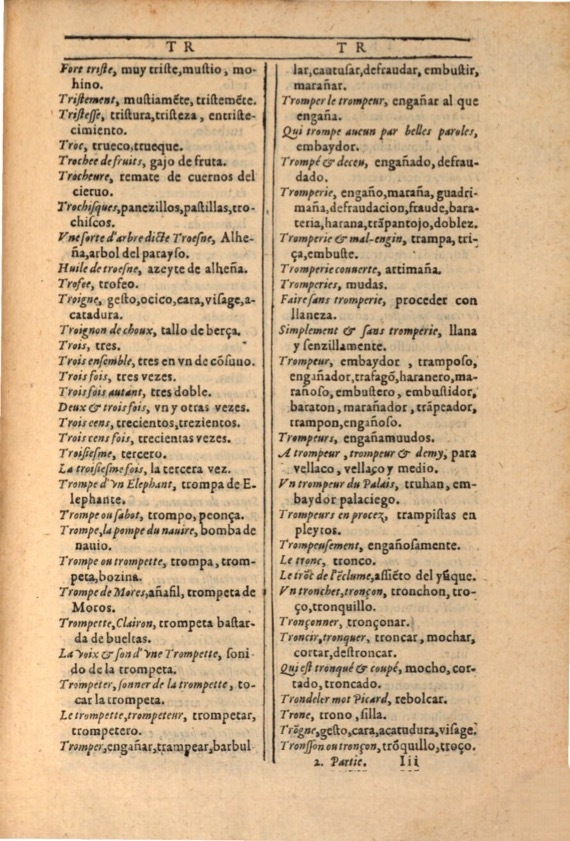1607 - Marc Orry - Trésor des deux langues espagnole et française (Première et Seconde parties) - ÖNB Wien