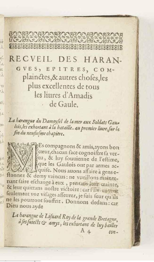 1563 - Jean van Waesberghe - Trésor des Amadis - Anvers Musée Plantin-Moretus