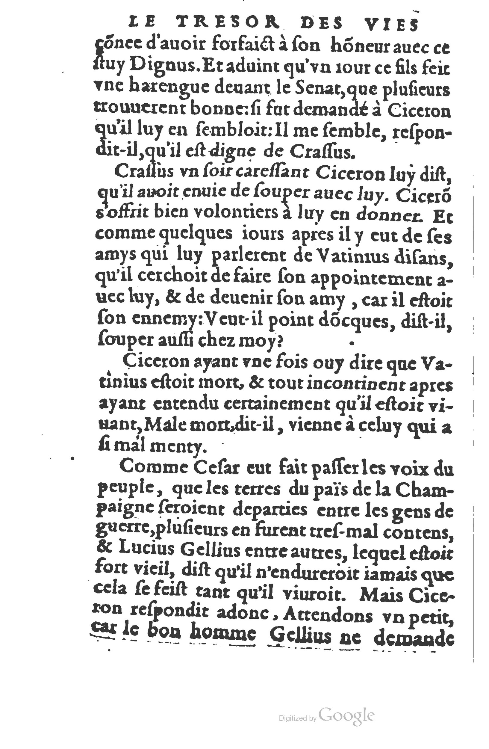 1577 - Claude Micard - Trésor des vies de Plutarque - BSB Munich