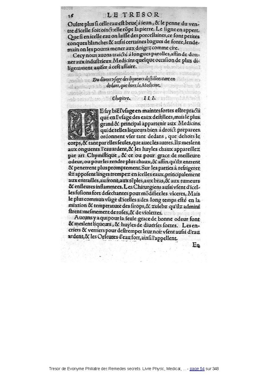 1555 - Balthazar Arnoullet - Trésor d’Évonyme Philiatre - Université Paris Cité