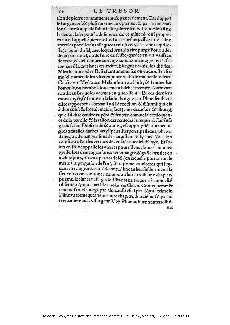 1555 - Balthazar Arnoullet - Trésor d’Évonyme Philiatre - Université Paris Cité