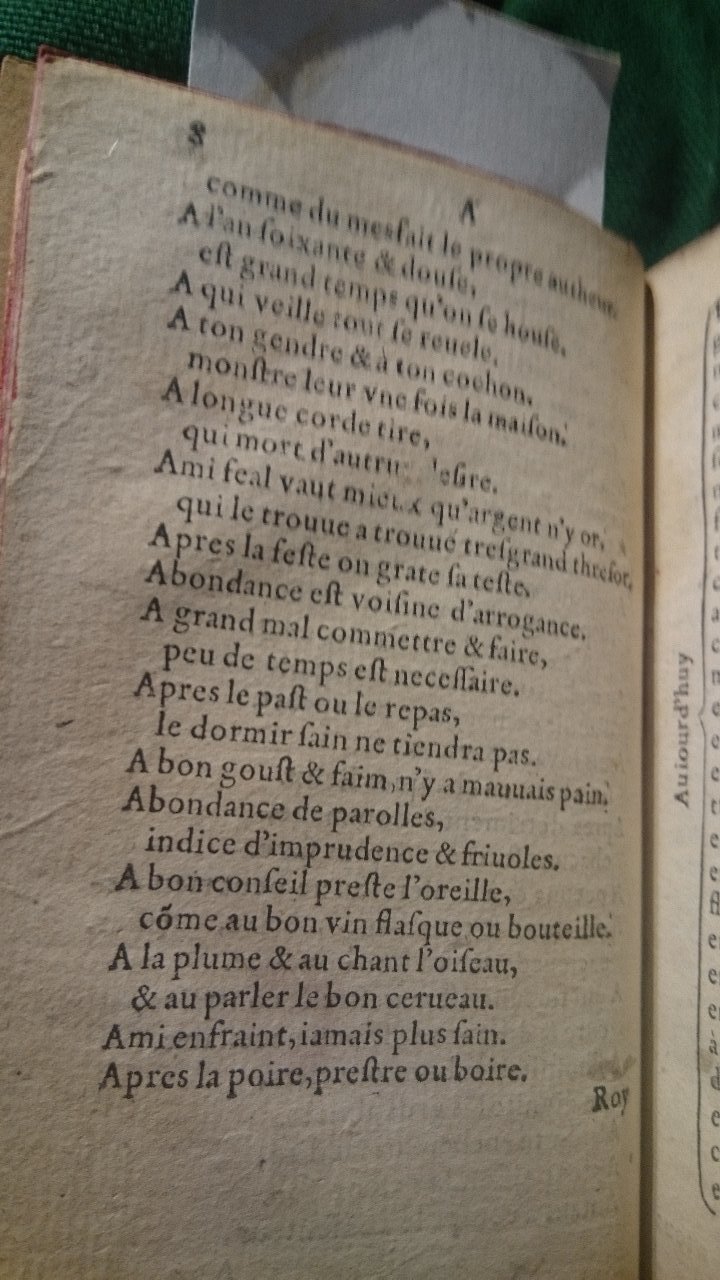 1579 - Nicolas Lescuyer - Trésor des sentences dorées - BnF