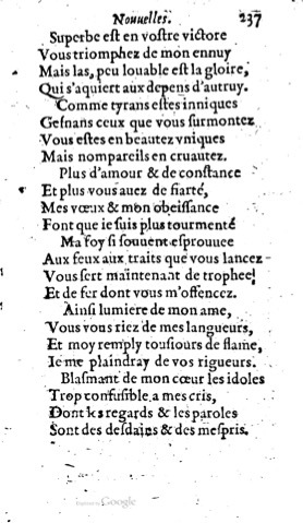 1623 - Jacques Cailloüé - Trésor ou recueil des chansons amoureuses - British Library