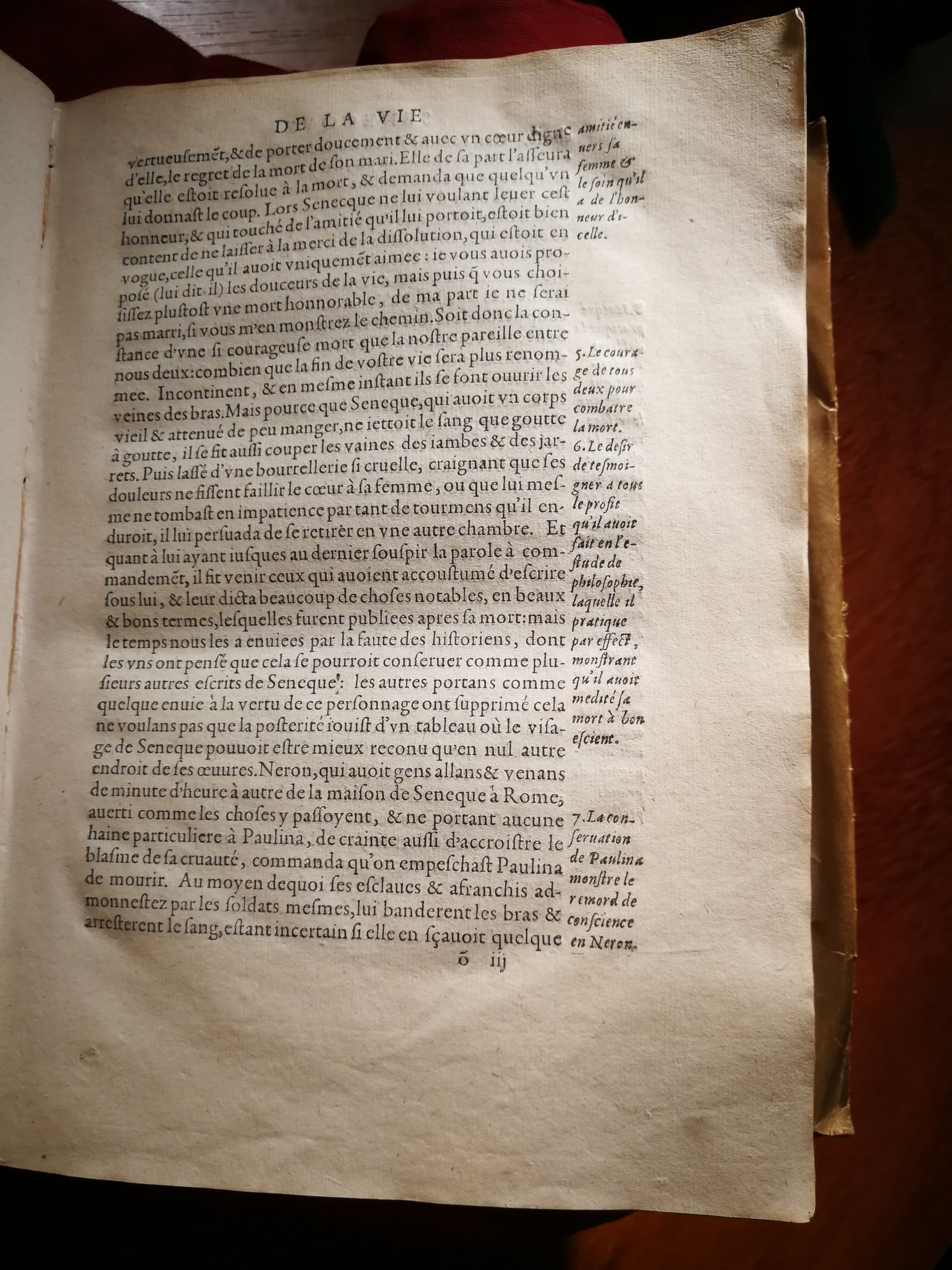 1595 - Jean Houzé - Œuvres morales et mêlées de Sénèque, Trésor de philosophie morale - T. 1 - BnF