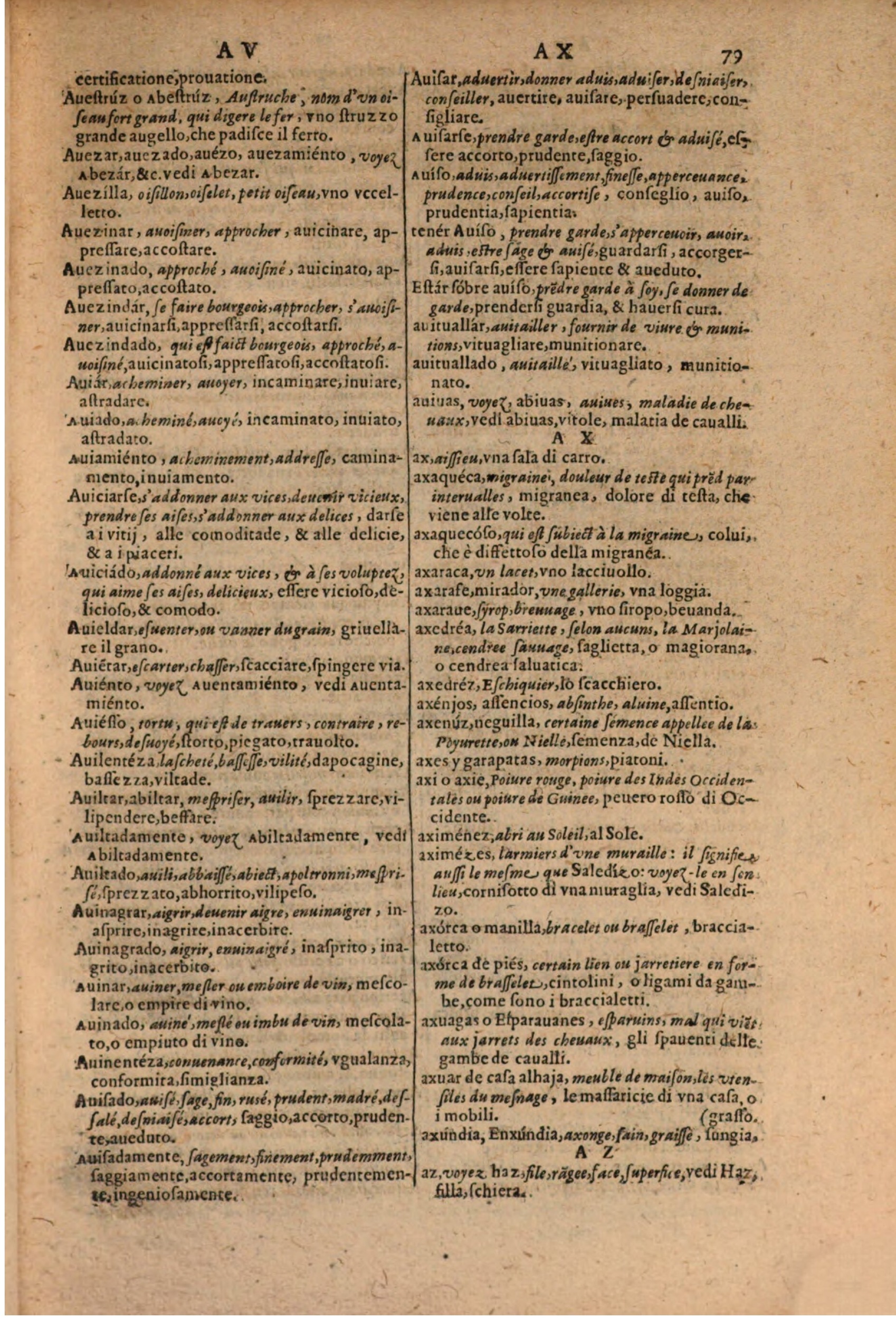 1606 Samuel Crespin Thresor des trois langues, francoise, italiene et espagnolle - BSB-089.jpeg