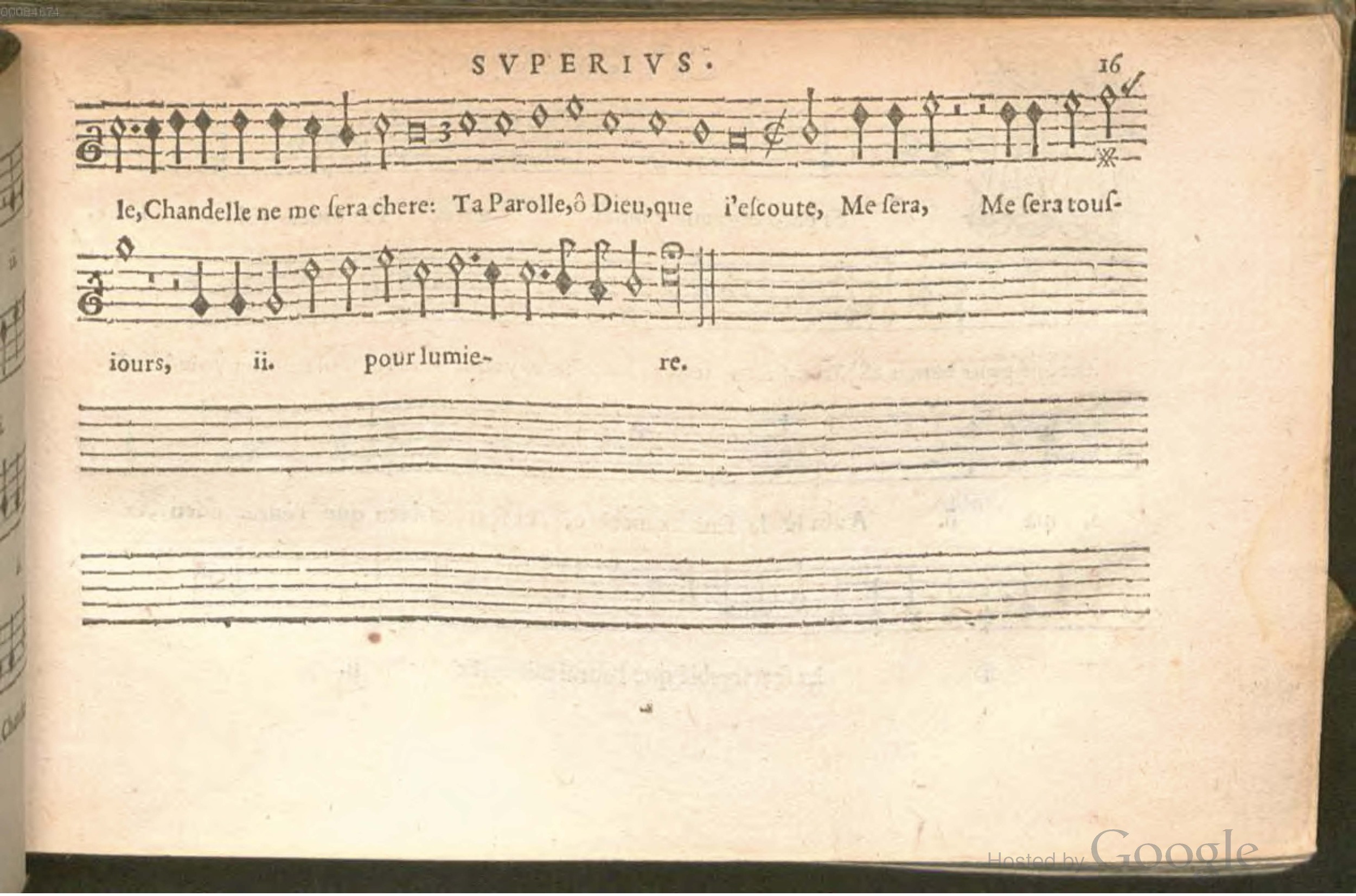 1576 - [Pierre de Saint-André] - Trésor de musique d’Orlande de Lassus Superius - BSB Munich