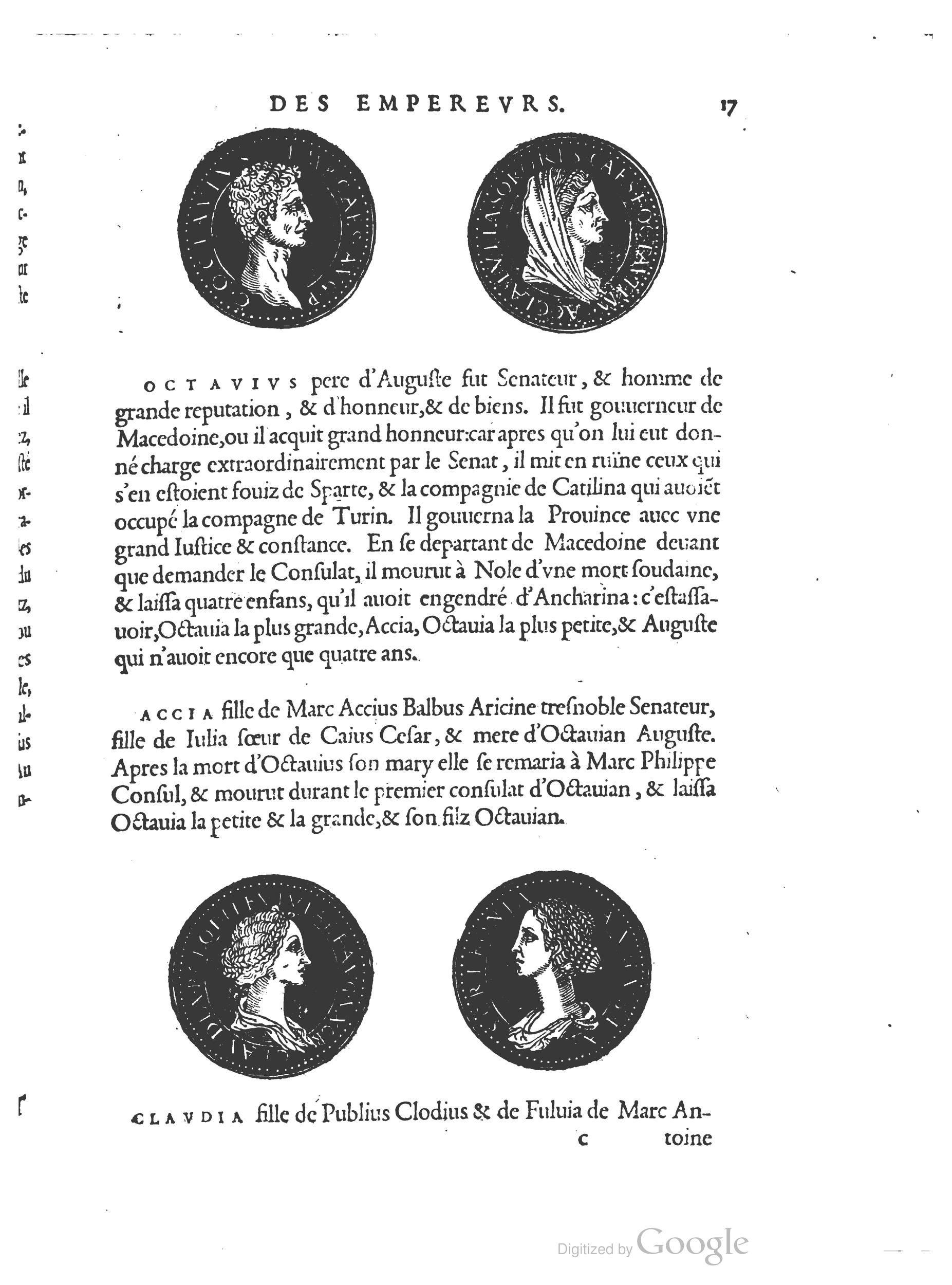 1553 - Jacopo Strada et Thomas Guérin - Épitome du Trésor des antiquités - BM Lyon