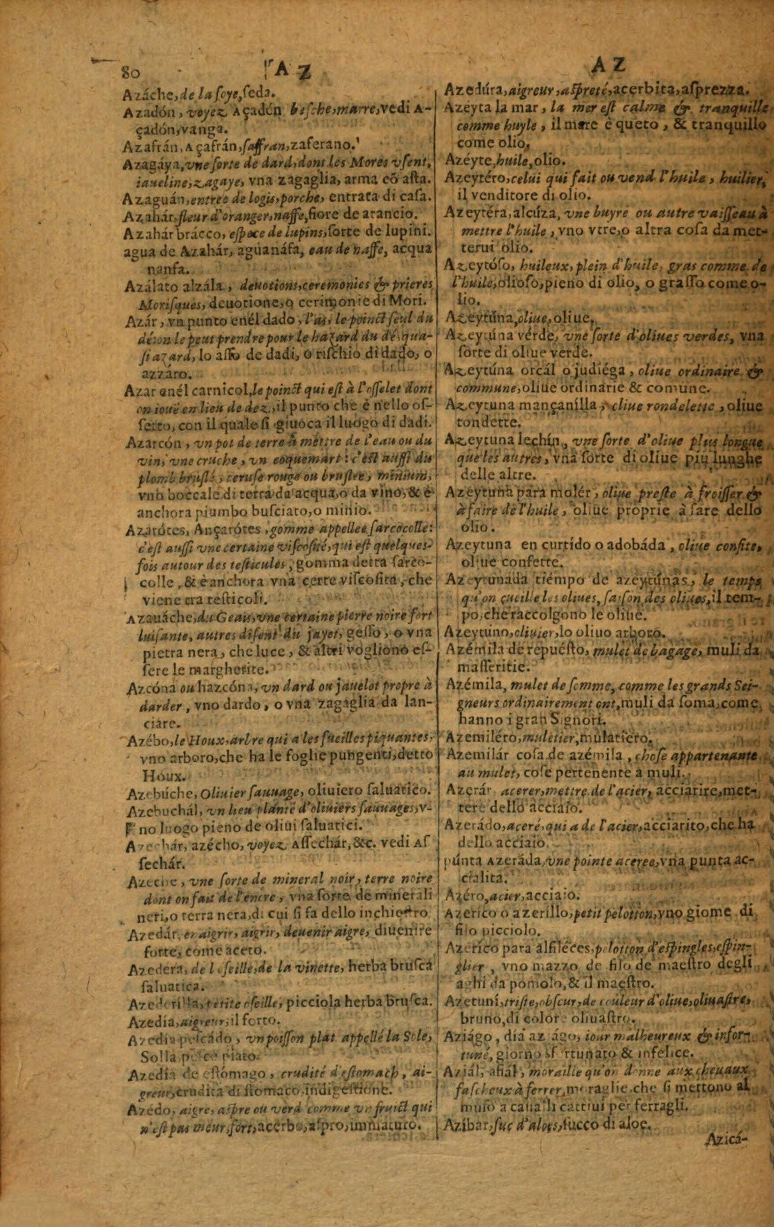 1617 - Samuel Crespin - Trésor des trois langues espagnole, française et italienne (Première partie) - Regensburg