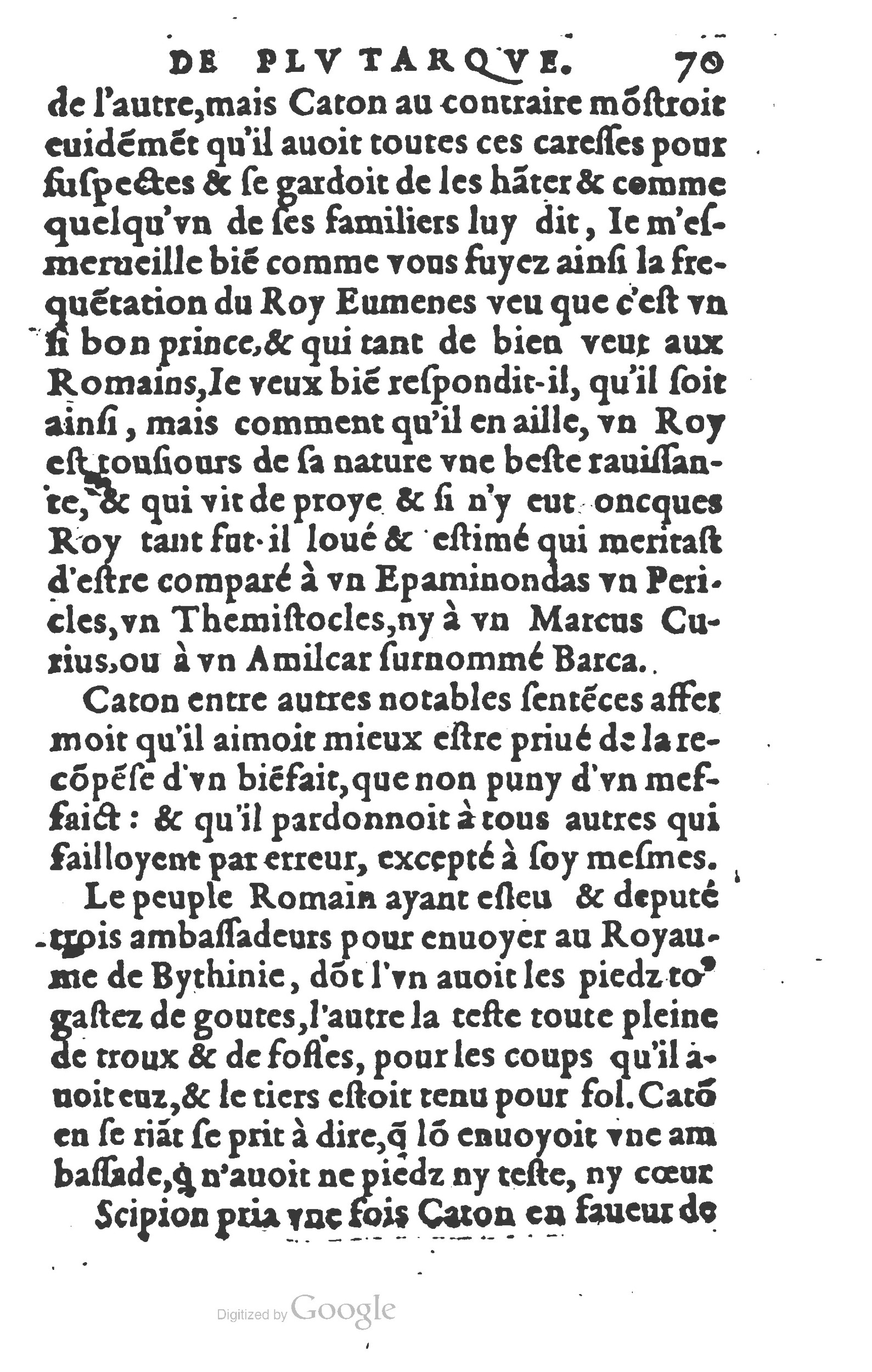 1577 - Claude Micard - Trésor des vies de Plutarque - BSB Munich