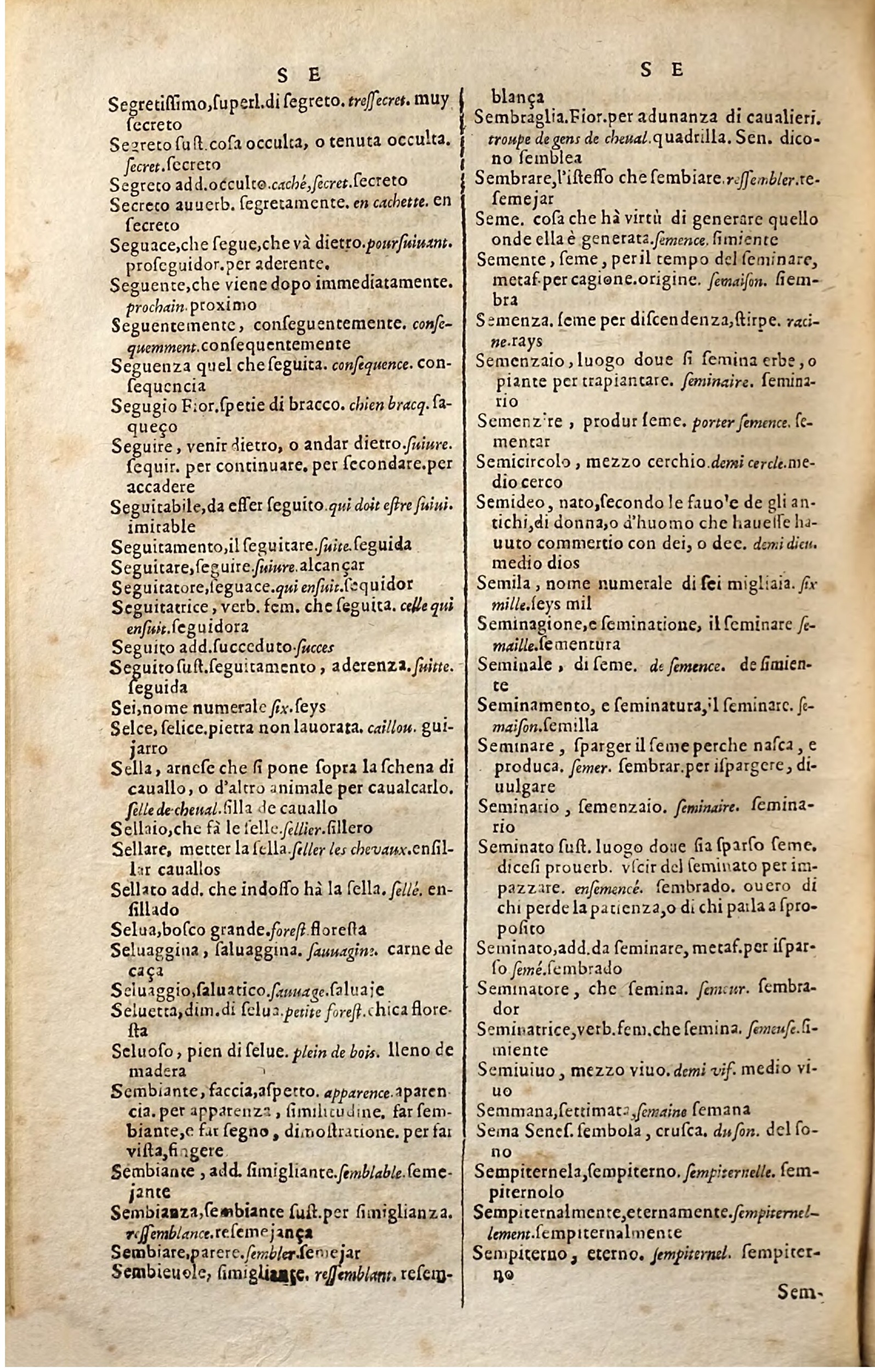 1627 - Jacques Crespin - Trésor des trois langues (Troisième partie) - Regensburg