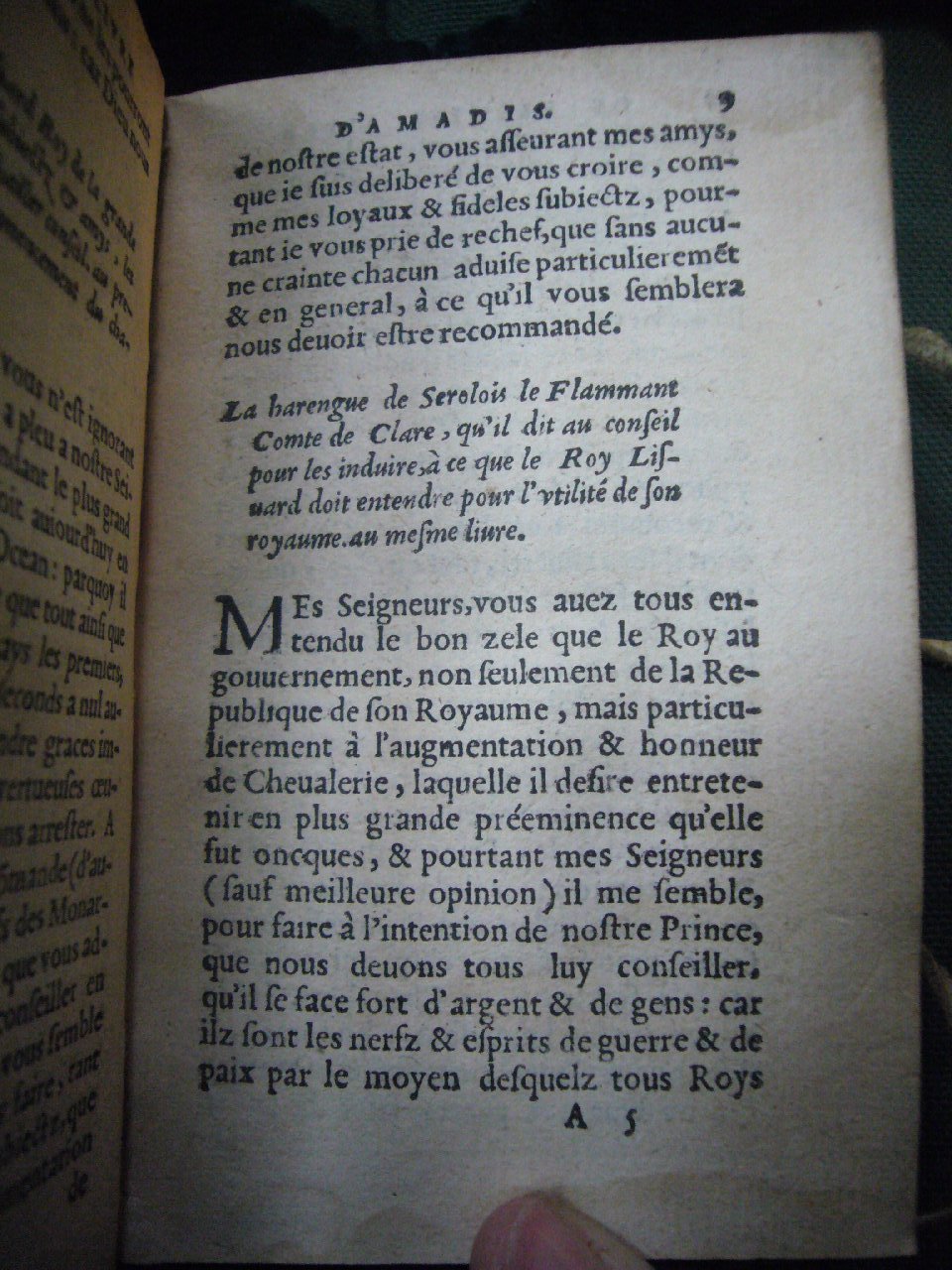 1567 - Jean Pygot - Trésor des Amadis - BnF Arsenal