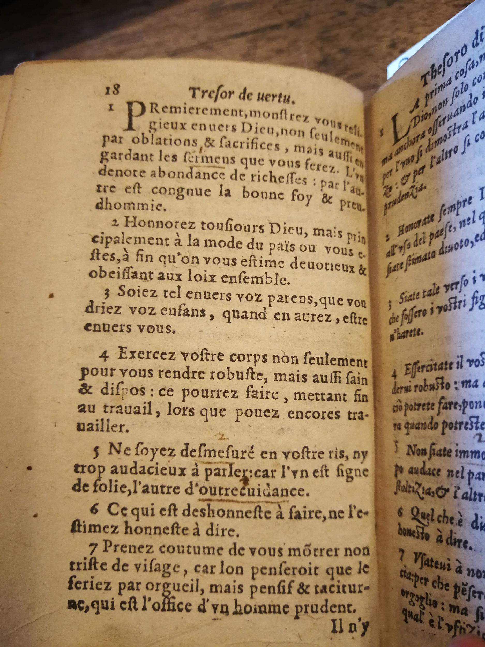 1576 - Benoît Rigaud - Trésor de vertu - BNC Florence 1576 - Benoît Rigaud - Trésor de vertu - BNC Florence