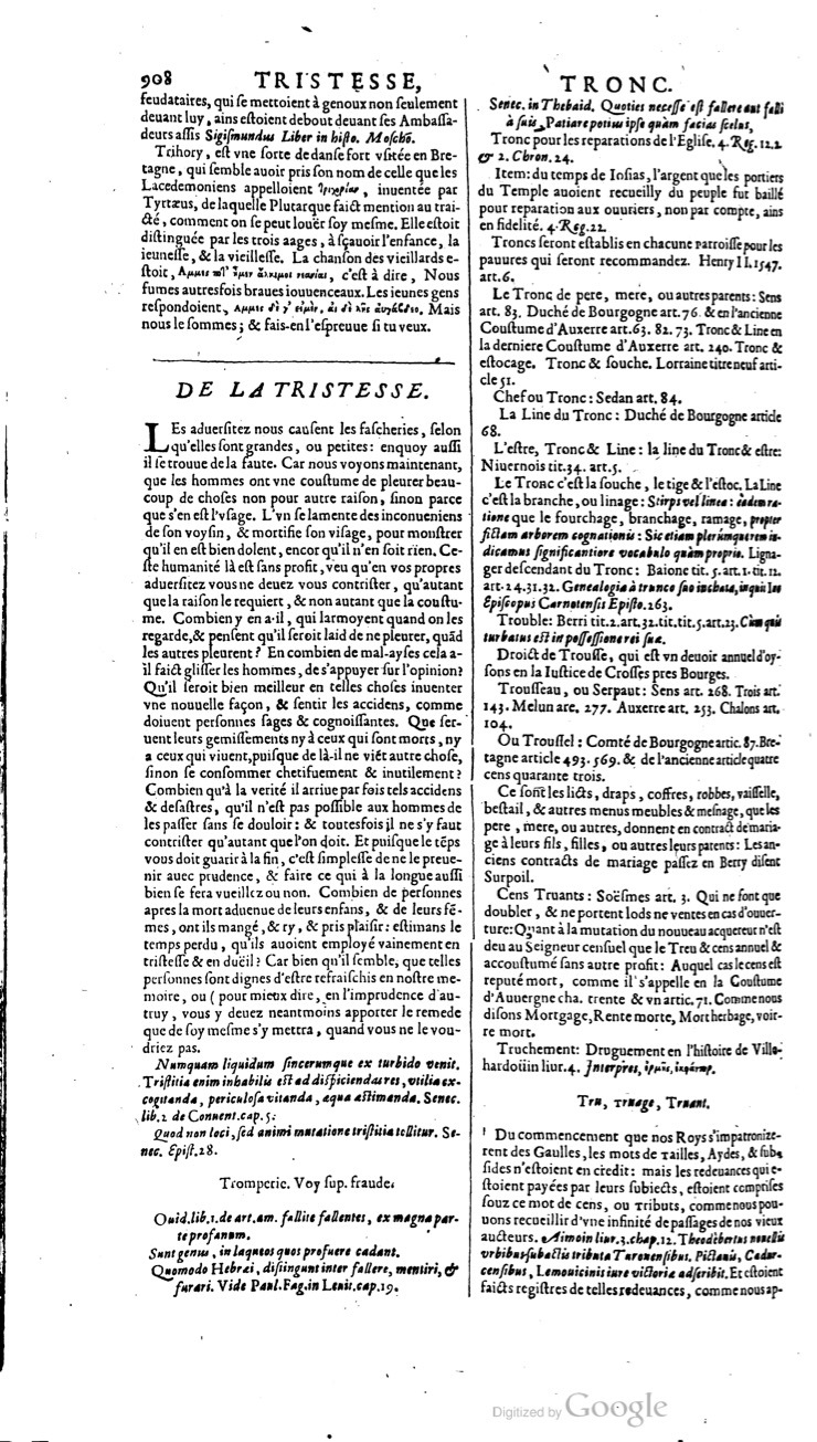 1629 - Veuve Nicolas Buon - Trésor du droit français (21754 T. 3) - BM Lyon