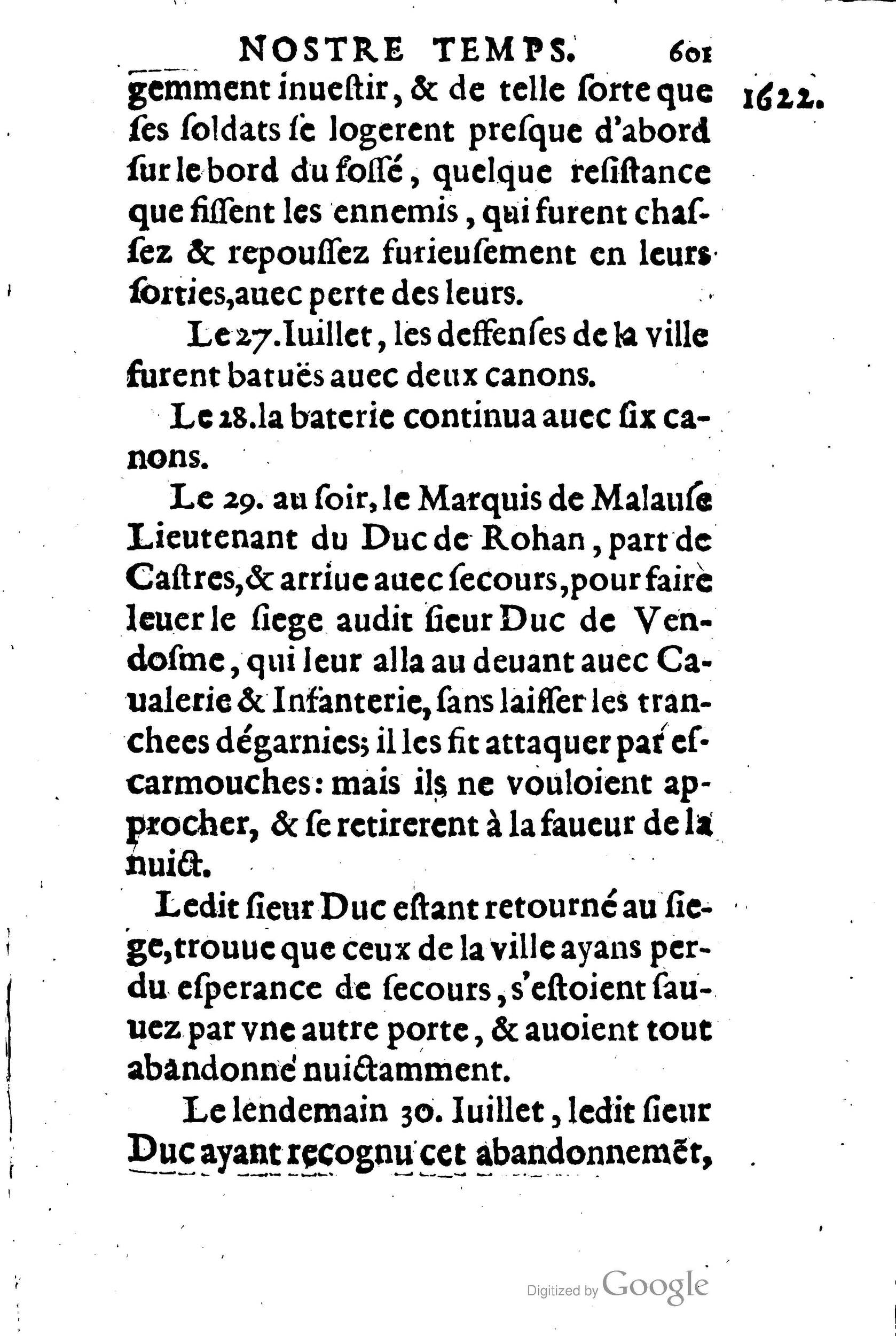 1623 - Joseph Bouillerot - Trésor de l’histoire générale de notre temps - BM Lyon