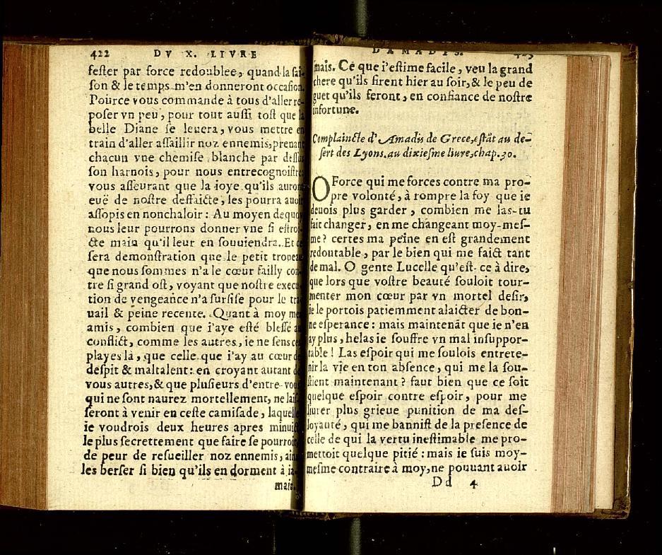 1571 - François Durelle et Benoît Rigaud - Trésor des Amadis - RAE Madrid 1571 - François Durelle et Benoît Rigaud - Trésor des Amadis - RAE Madrid
