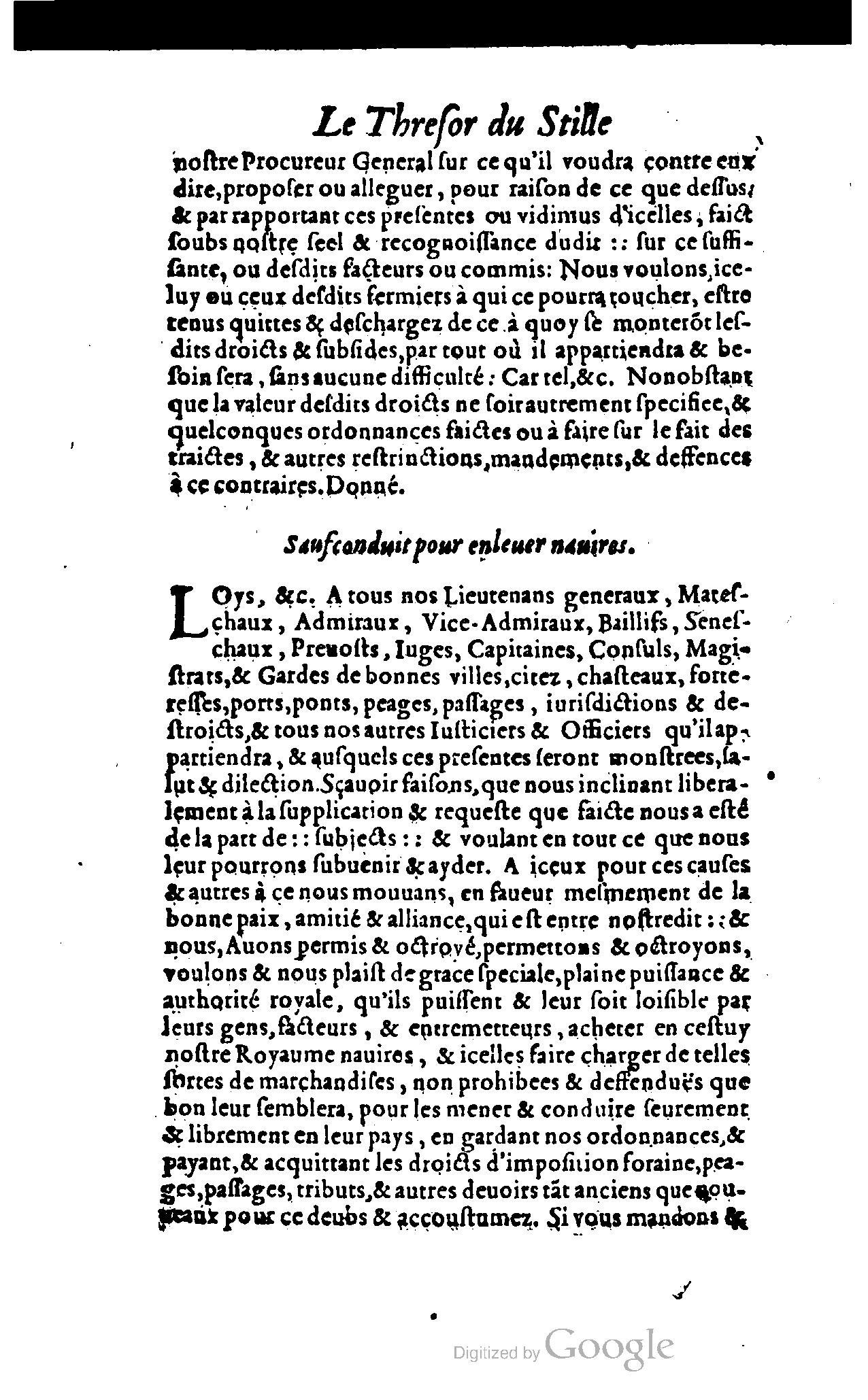 1614 - Jean Richer - Trésor du nouveau style et protocole de la chancellerie de France - BSB Munich