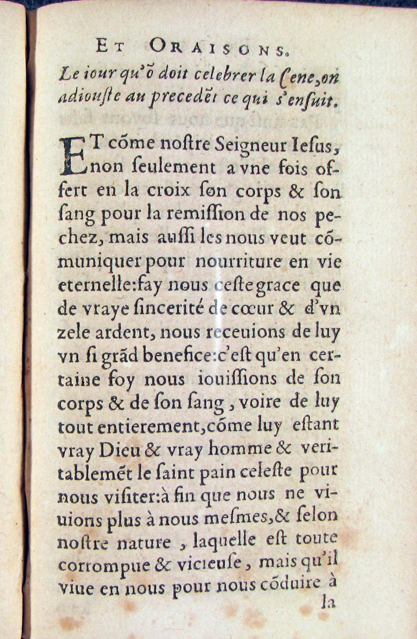 1572 - Antoine Certia - Trésor des prières, oraisons et instructions chrétiennes - Nîmes