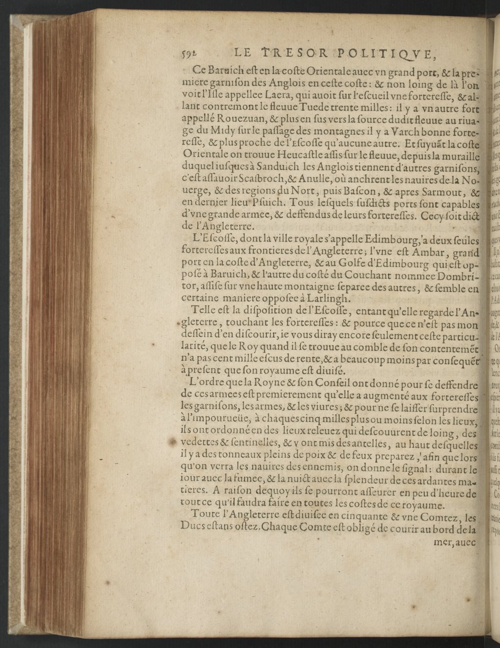 1608 - Nicolas Du Fossé - Trésor politique - BnF Tolbiac