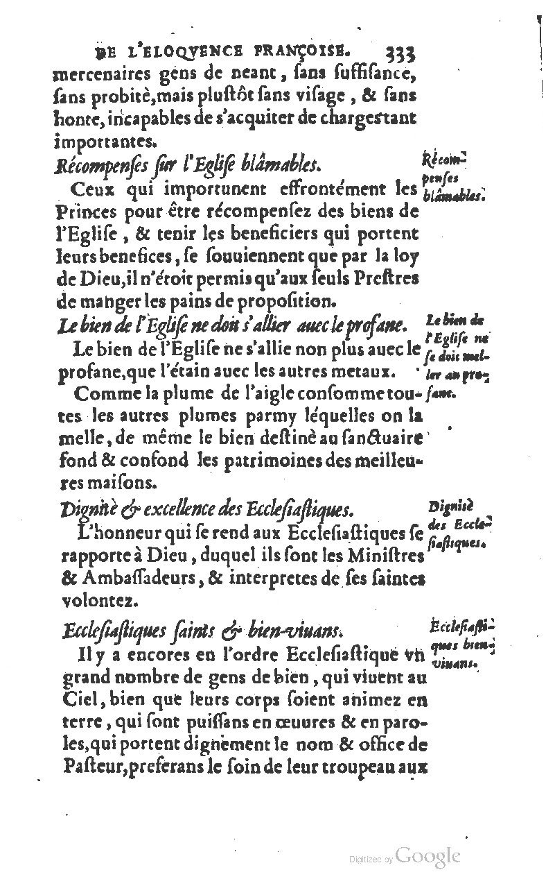 1610 - Louis Coste - Trésor de l’éloquence française (Seconde partie) - BM Lyon