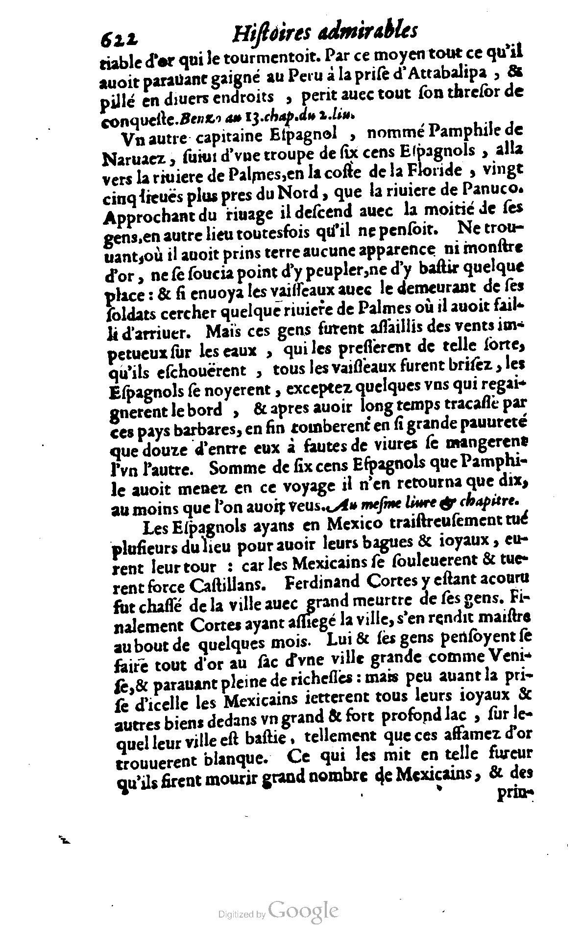 1620 - Samuel Crespin - Trésor d’histoires admirables et mémorables - BCU Lausanne