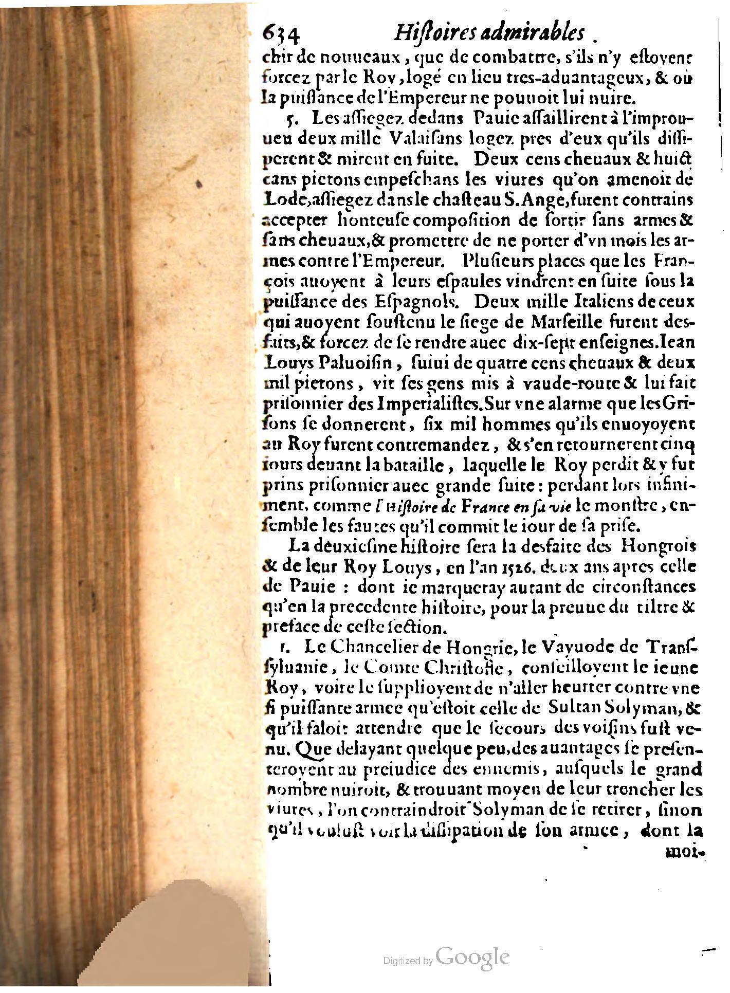 1620 - Samuel Crespin - Trésor d’histoires admirables et mémorables - BCU Lausanne