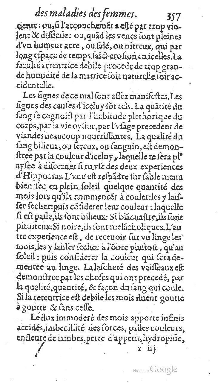 1585 - Jacques du Puis - Trésor des remèdes secrets pour les maladies des femmes - BnF