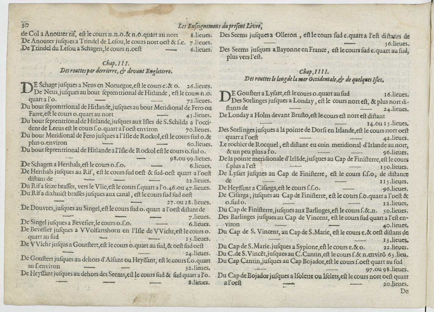 1601 - Bonaventure d’Aseville - Trésorerie ou cabinet de route marinesque - BnF