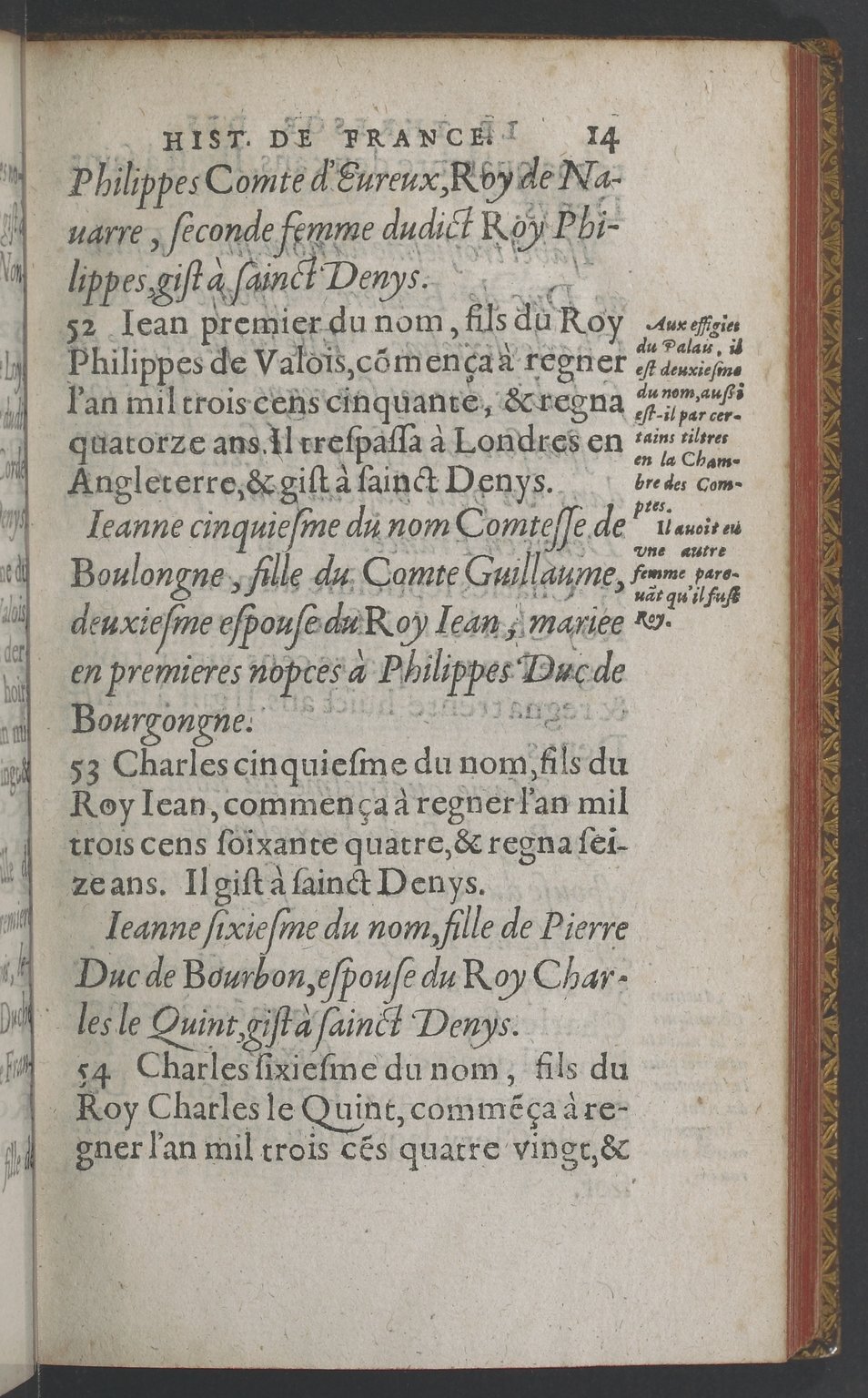 1603 - Galiot Corrozet - Trésor des histoires de France - BnF Tolbiac