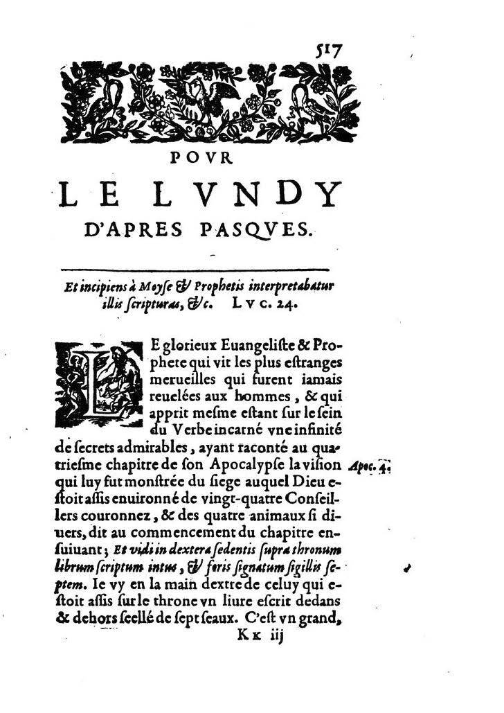 1607 - Nicolas Du Fossé - Trésor quadragésimal - T 02 - BM Lyon