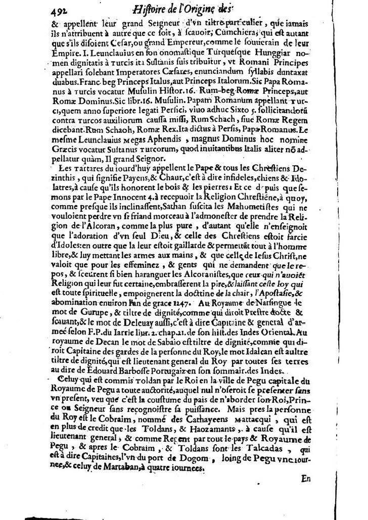 1613 - Matthieu Berjon - Trésor de l’histoire des langues de cet univers - BM Lyon