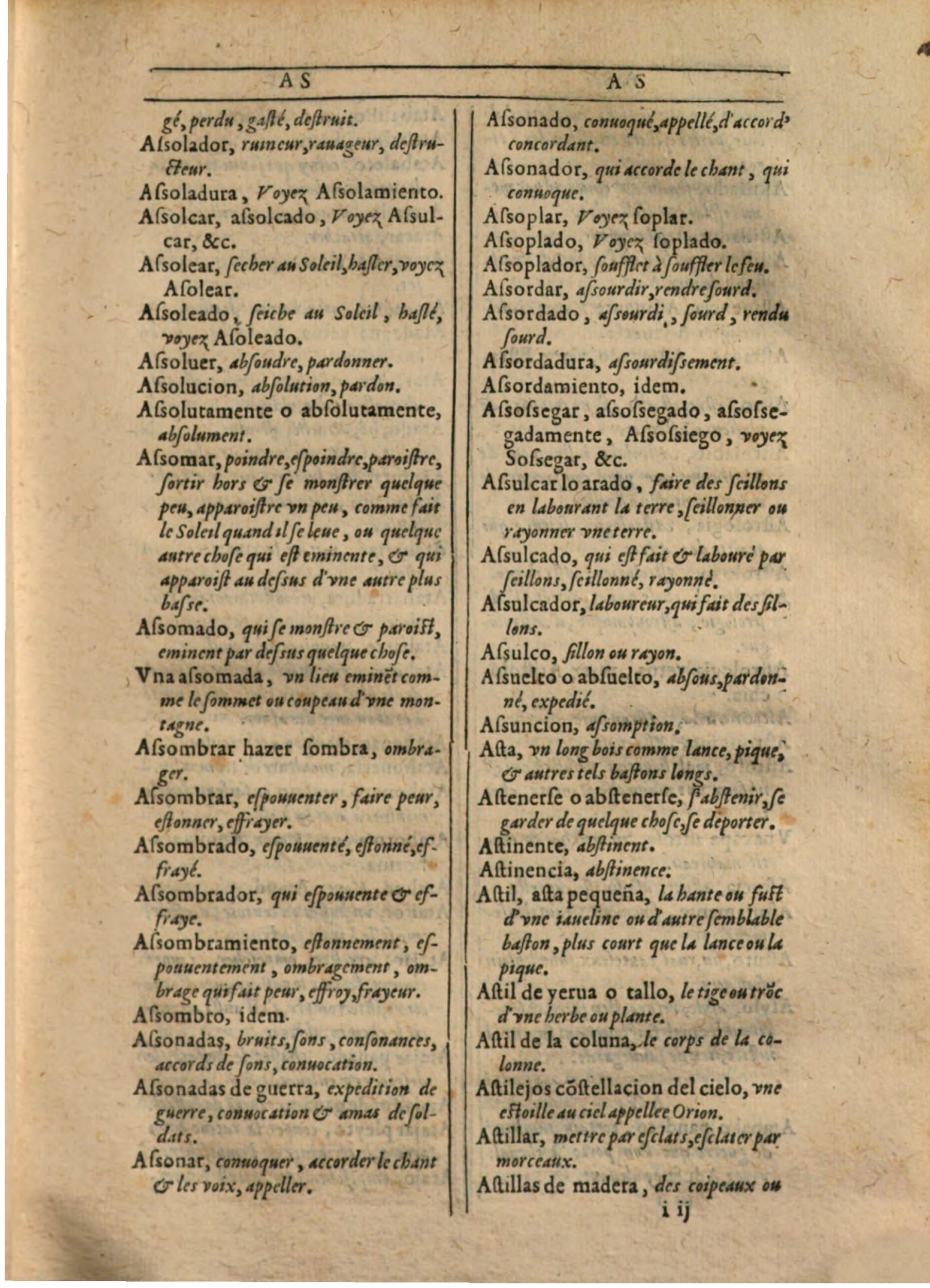 1607 - Marc Orry - Trésor des deux langues espagnole et française (Première partie) - BSB Munich 1607 - Marc Orry - Trésor des deux langues espagnole et française (Première partie) - BSB Munich
