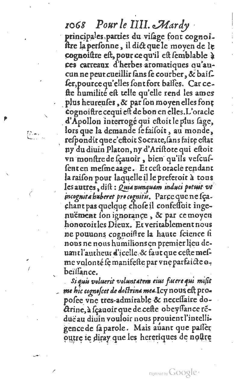 1607 - Nicolas Du Fossé - Trésor quadragésimal - T 01 - BM Lyon 1607 - Nicolas Du Fossé - Trésor quadragésimal - T 01 - BM Lyon