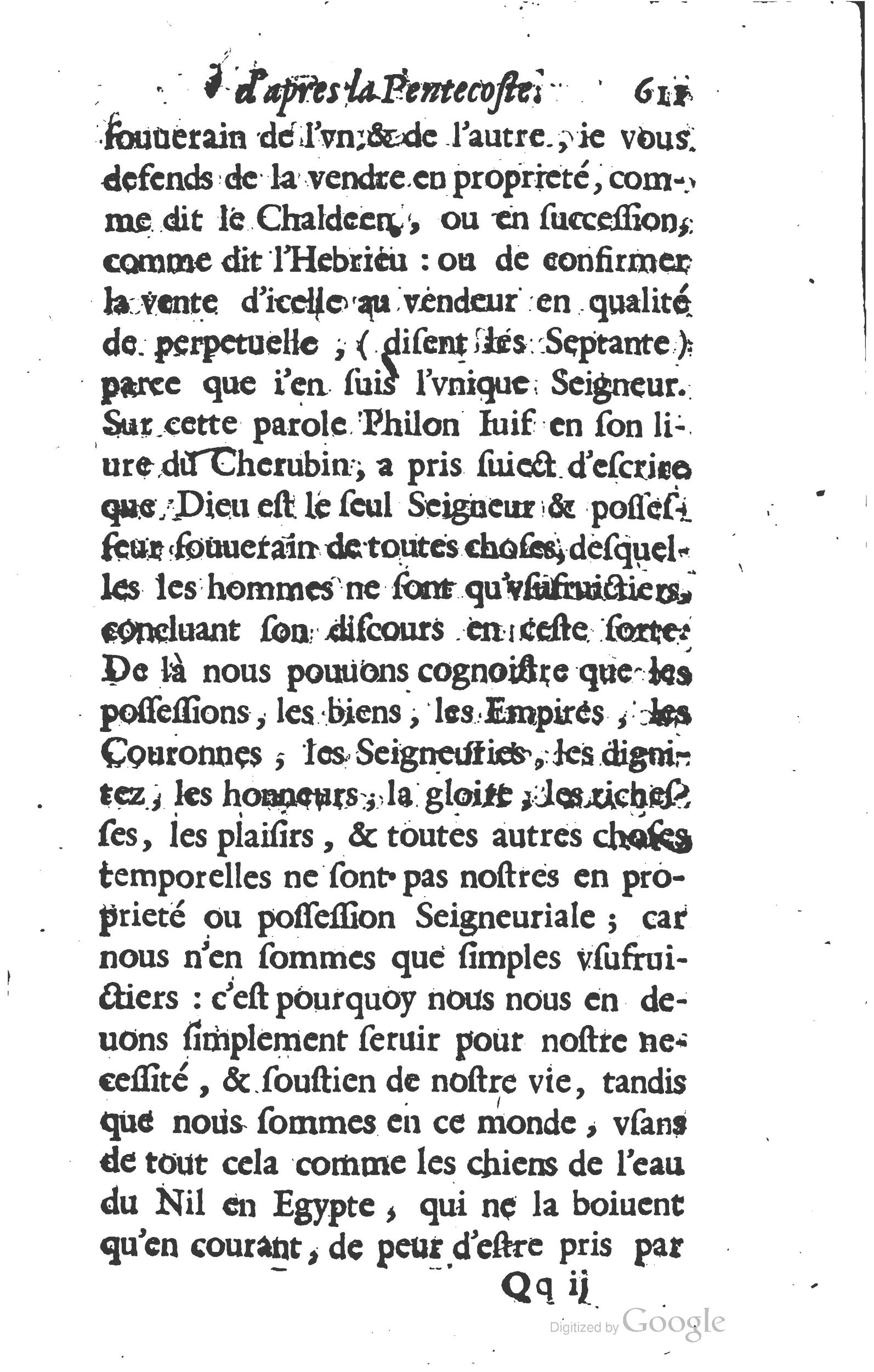 1629 - Manassés de Préaulx - Sermons ou Trésors de la piété chrétienne - BM Lyon