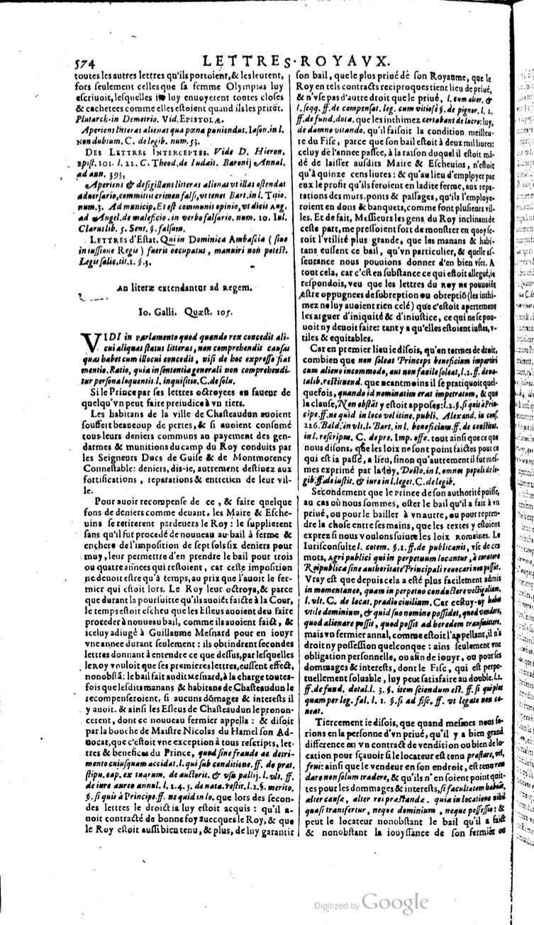 1629 - Veuve Nicolas Buon - Trésor du droit français (21754 T. 2) - BM Lyon