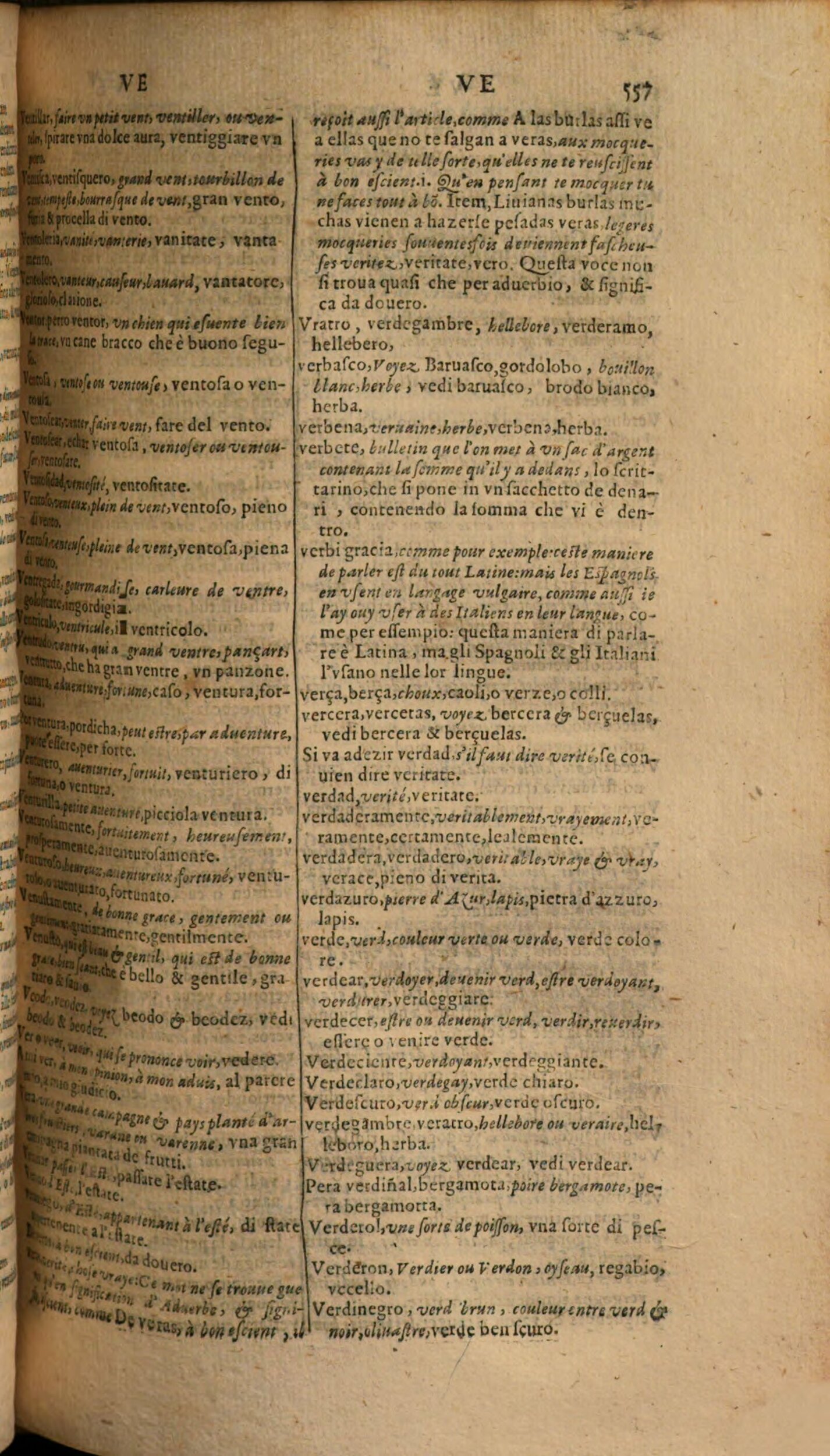 1617 - Samuel Crespin - Trésor des trois langues espagnole, française et italienne (Première partie) - Regensburg