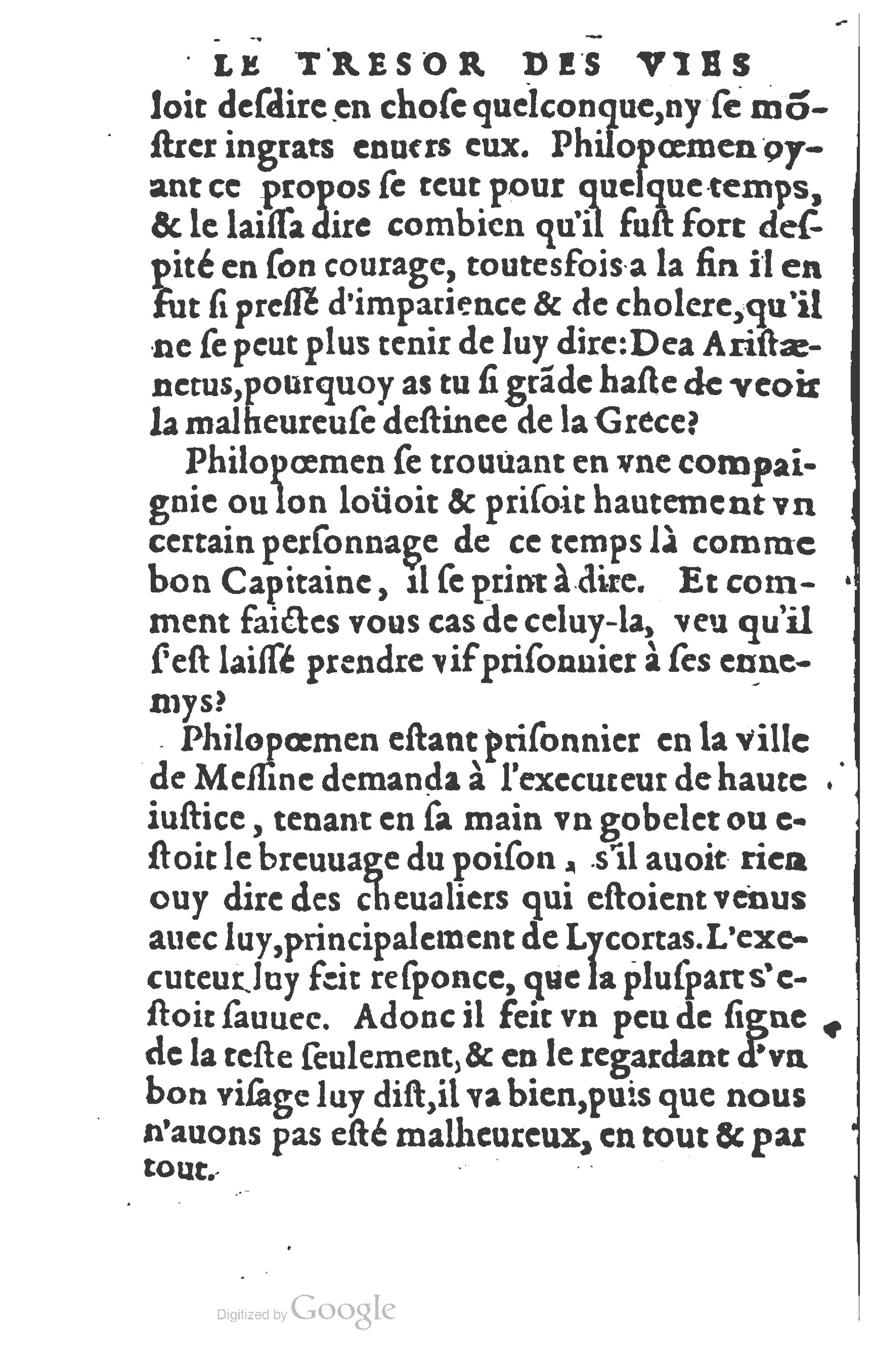 1577 - Claude Micard - Trésor des vies de Plutarque - BSB Munich