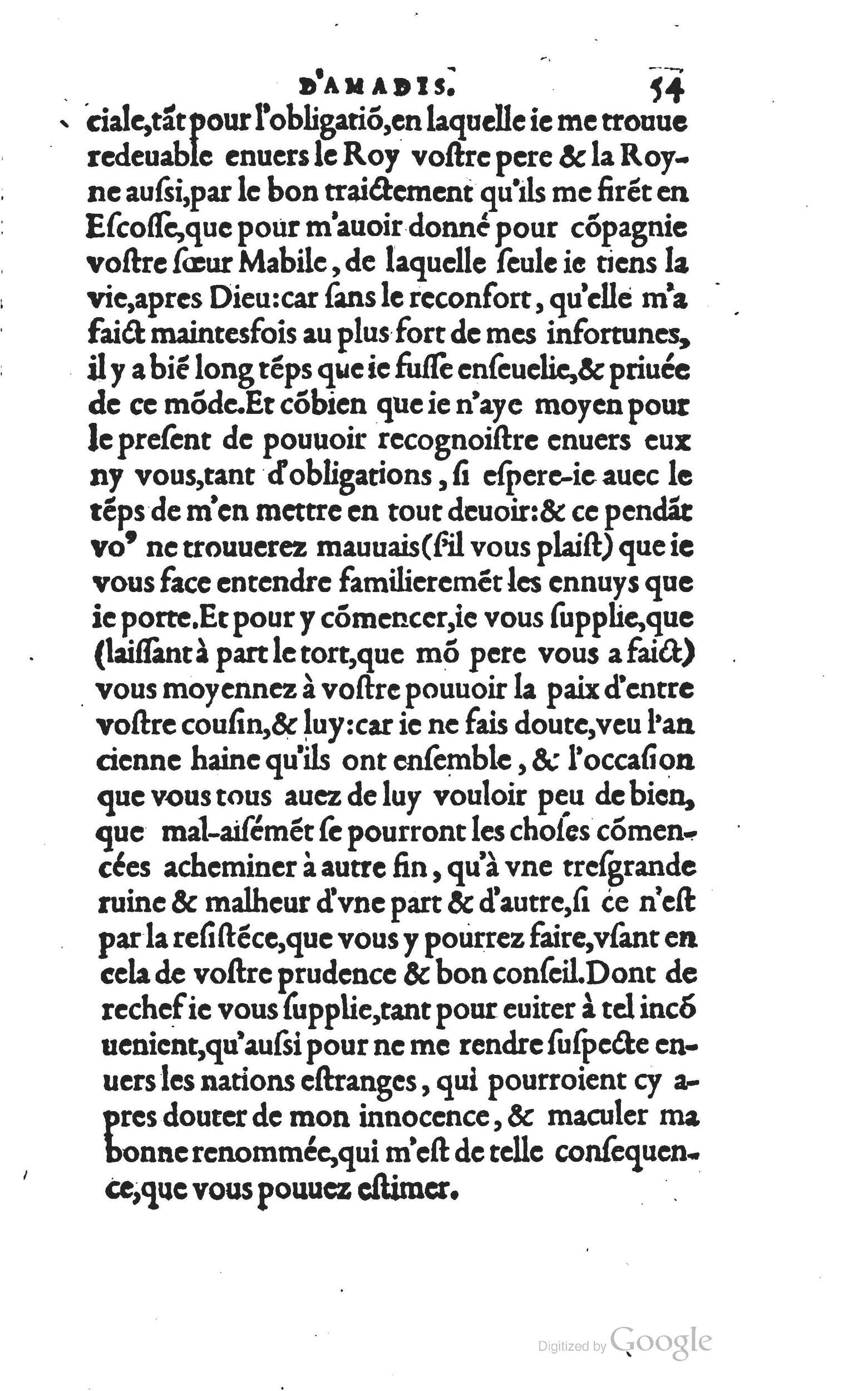 1560 - Vincent Sertenas et Gilles Robinot - Trésor des Amadis - British Library