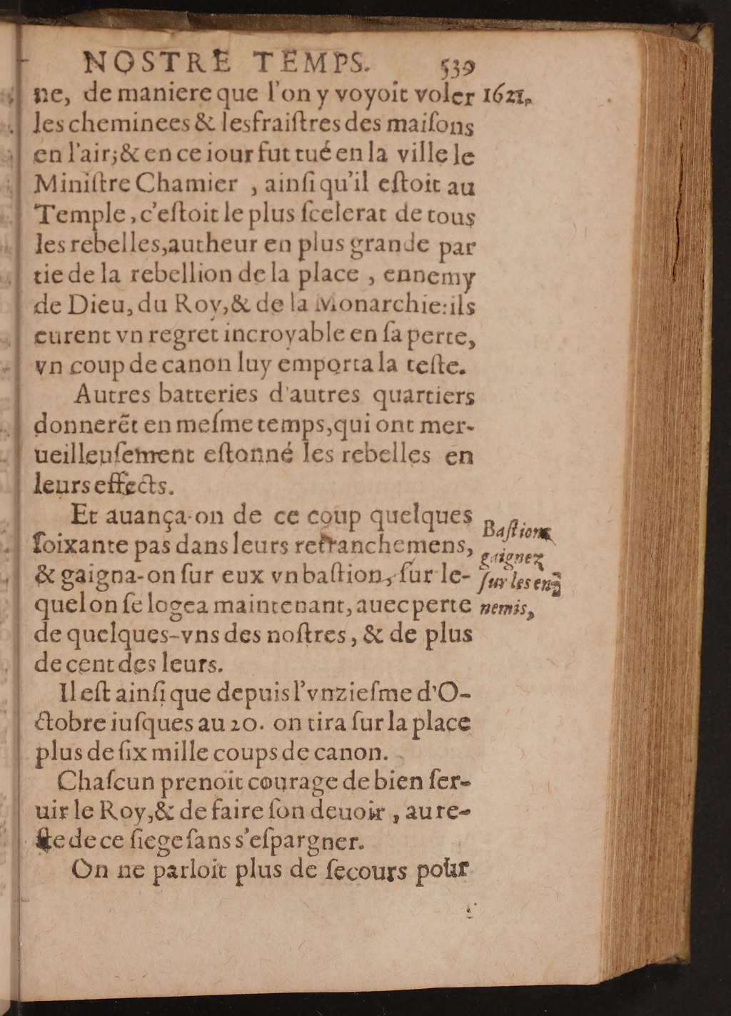 1626 - Joseph Bouillerot - Trésor de l’histoire générale de notre temps - BnF Arsenal