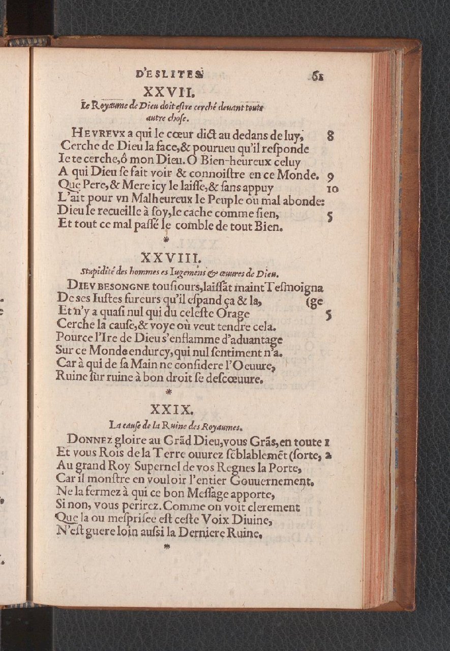 1577 - Jean de Laon - Trésor des 150 psaumes de David - Genève