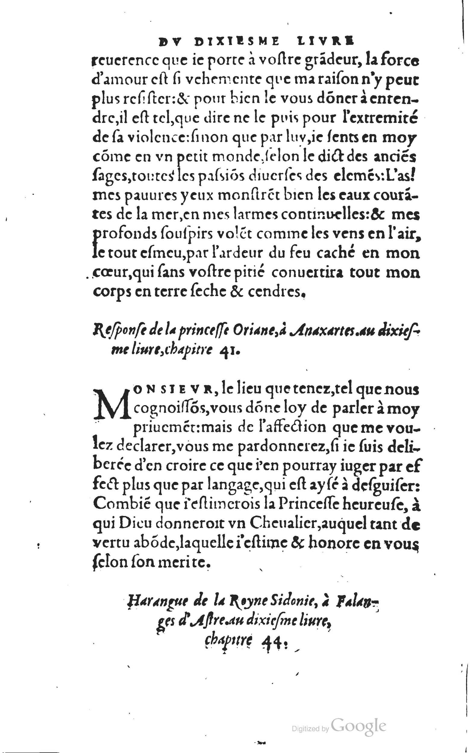1560 - Vincent Sertenas et Gilles Robinot - Trésor des Amadis - British Library