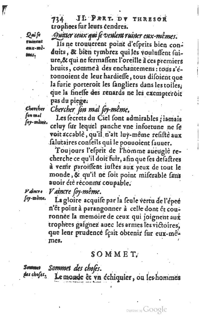 1610 - Louis Coste - Trésor de l’éloquence française (Seconde partie) - BM Lyon